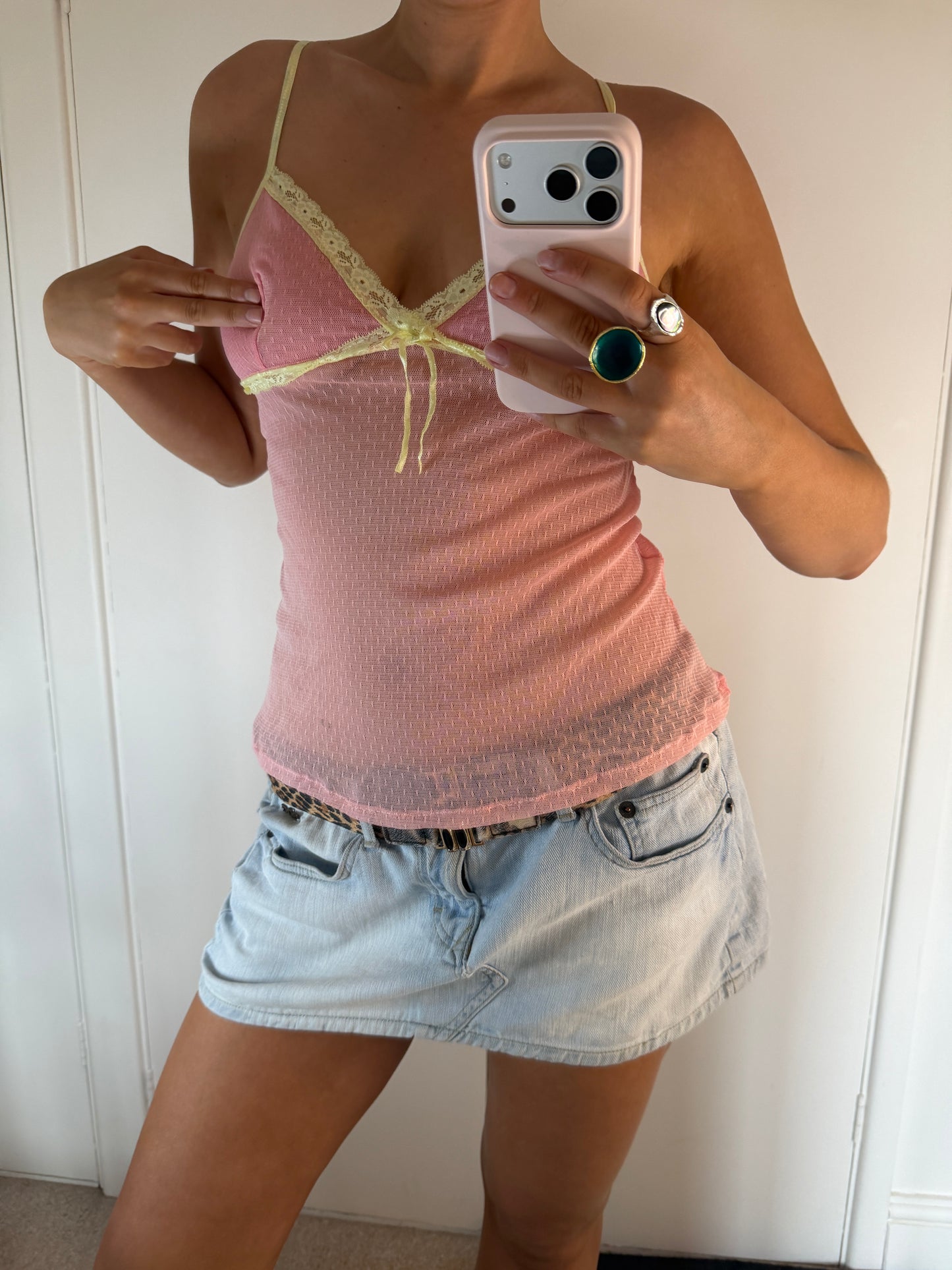 pink cami