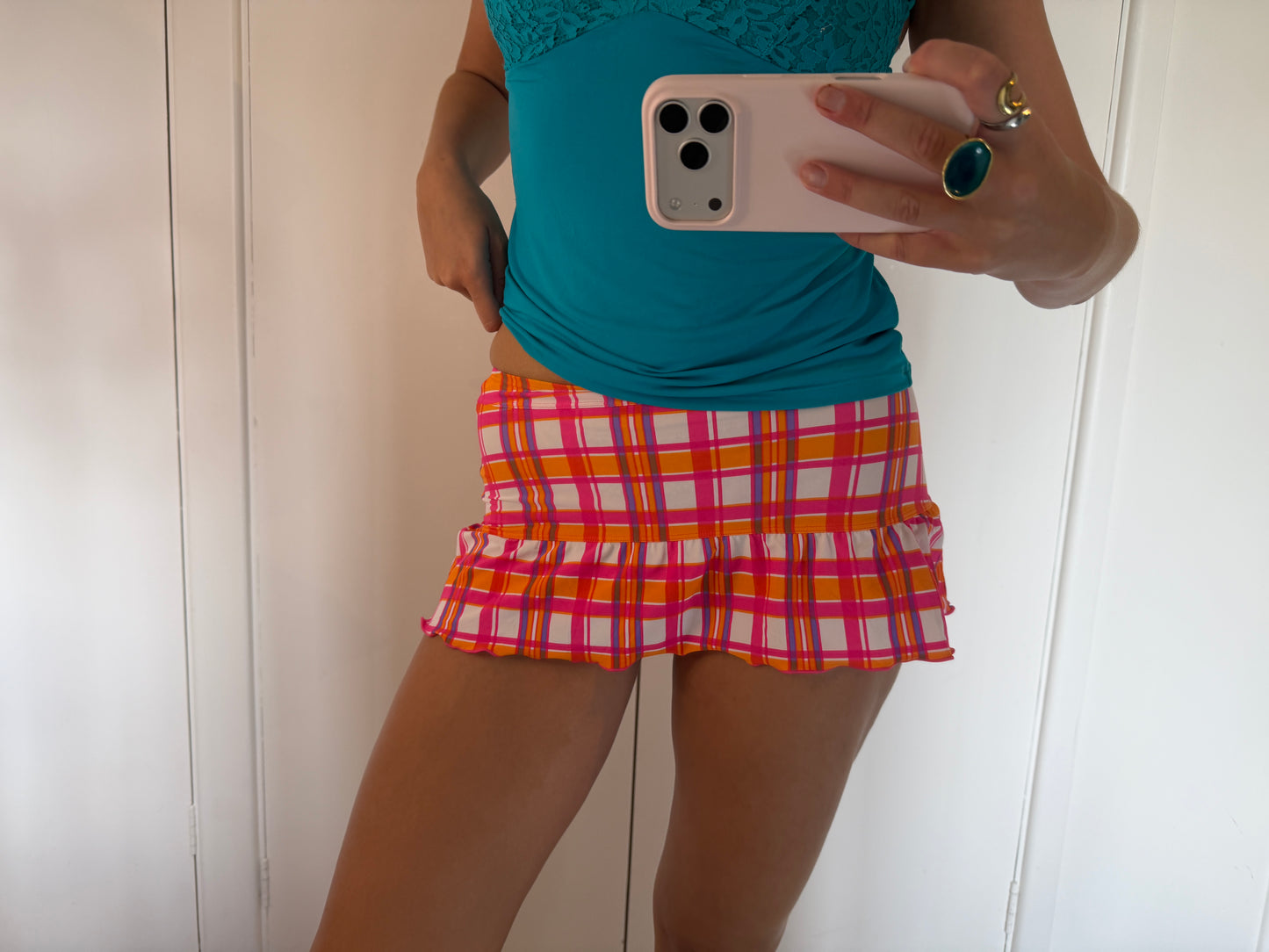 summer mini skirt