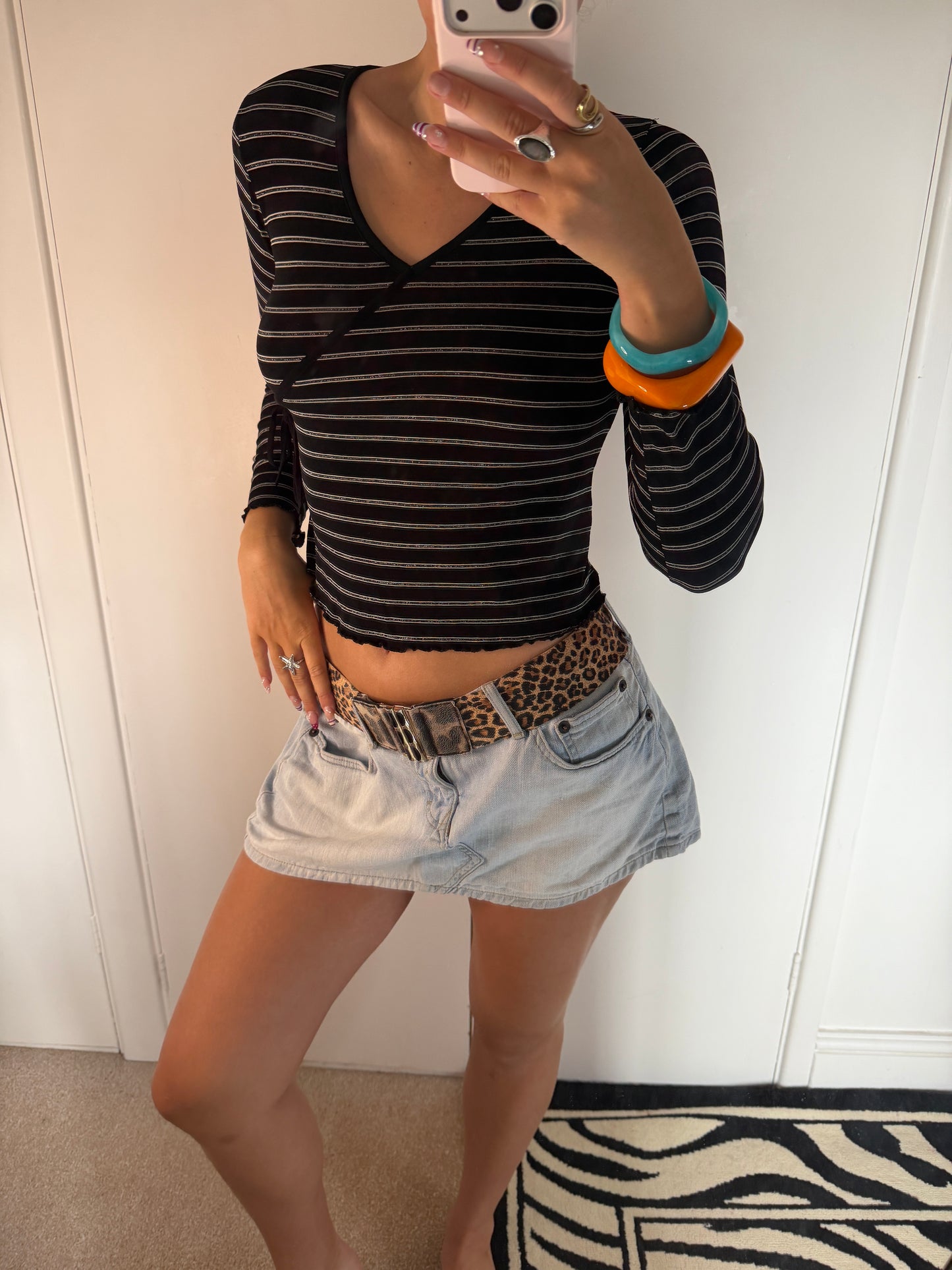 striped top