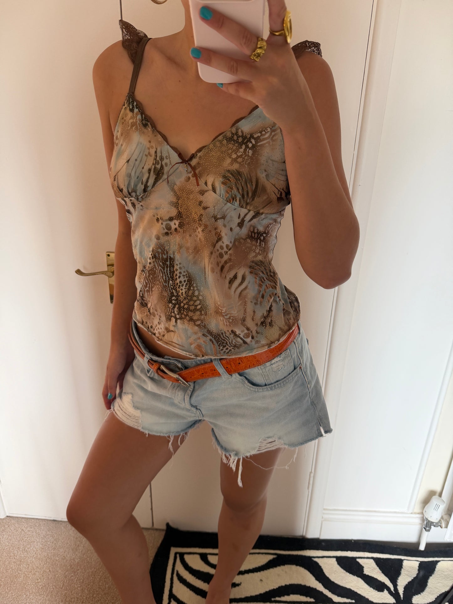leopard cami