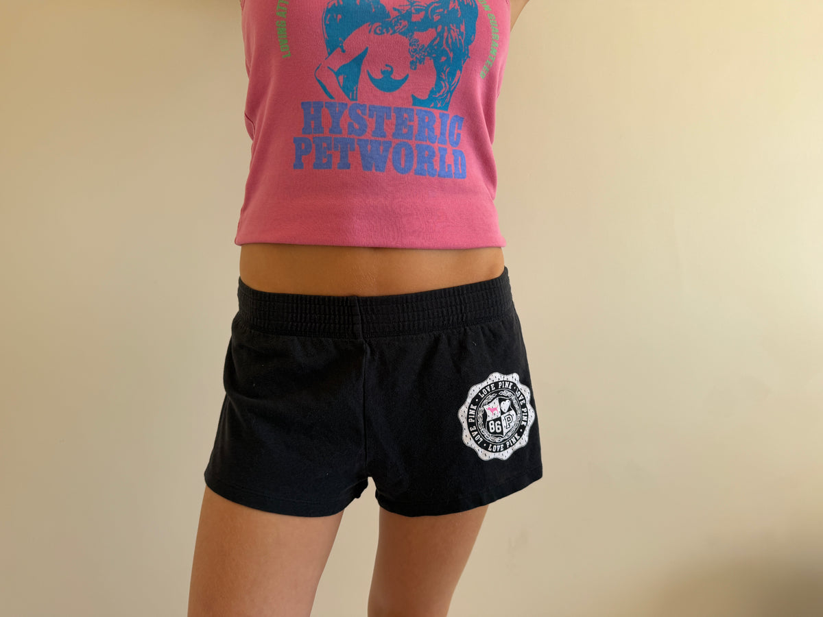pink shorts