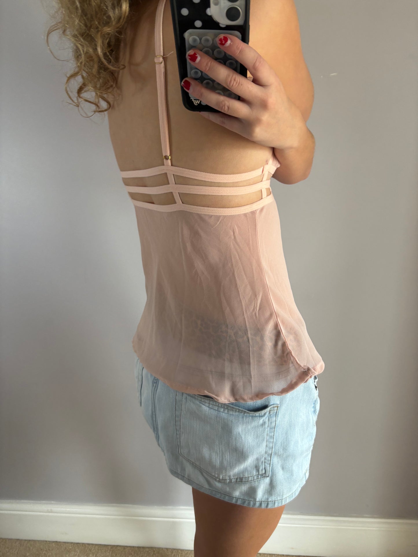 pink cami