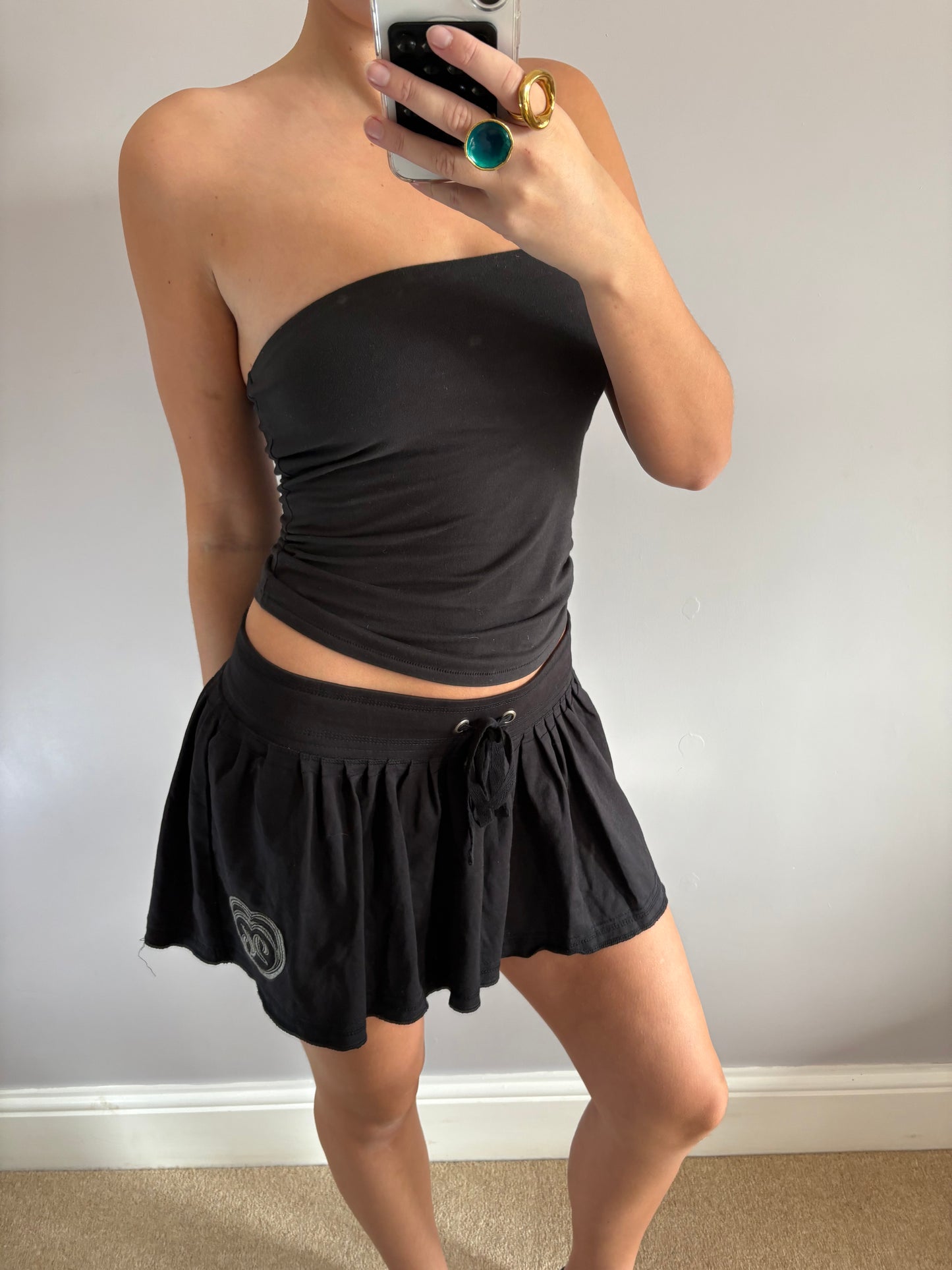 y2k mini skirt