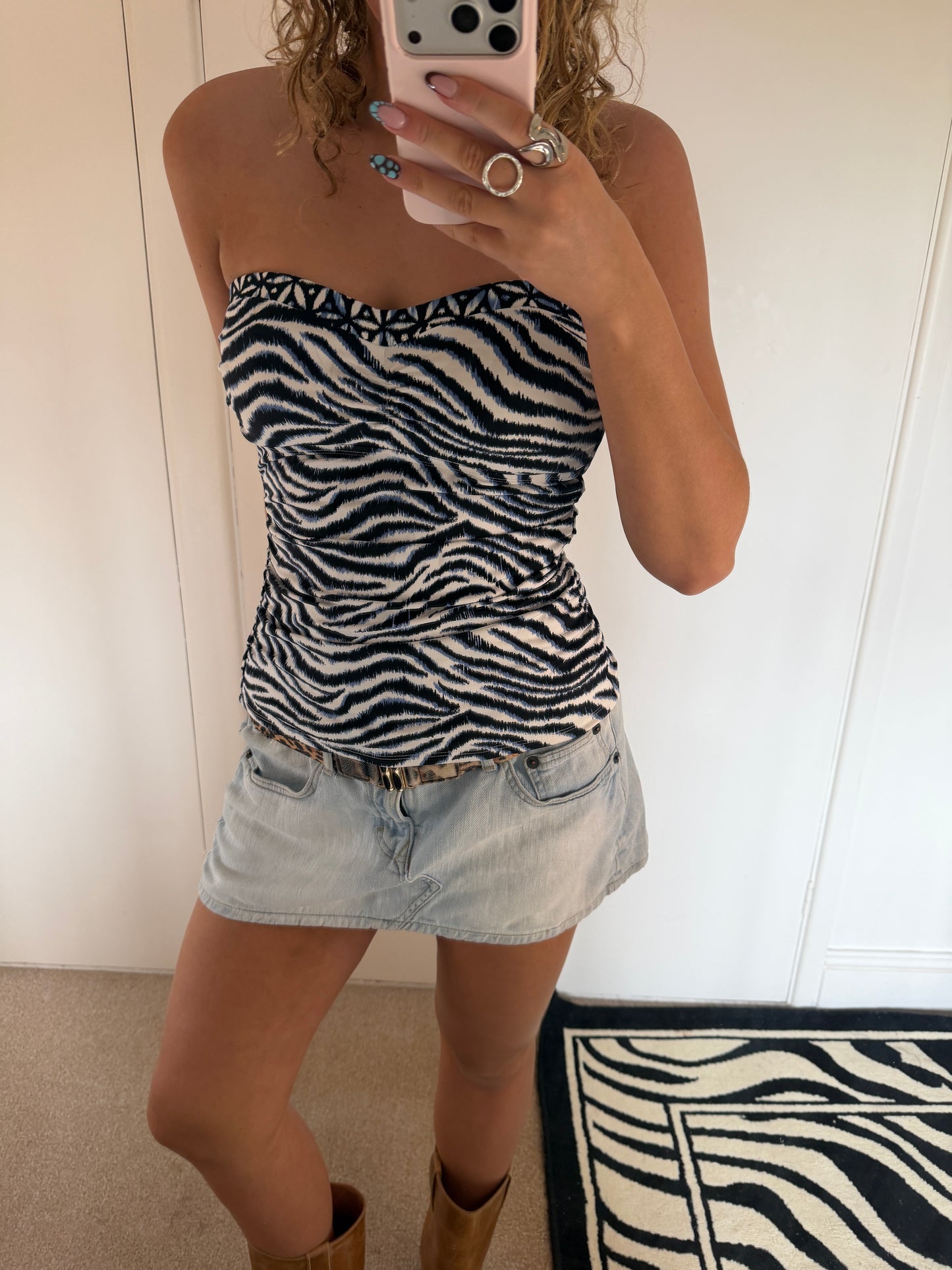 zebra bandeau