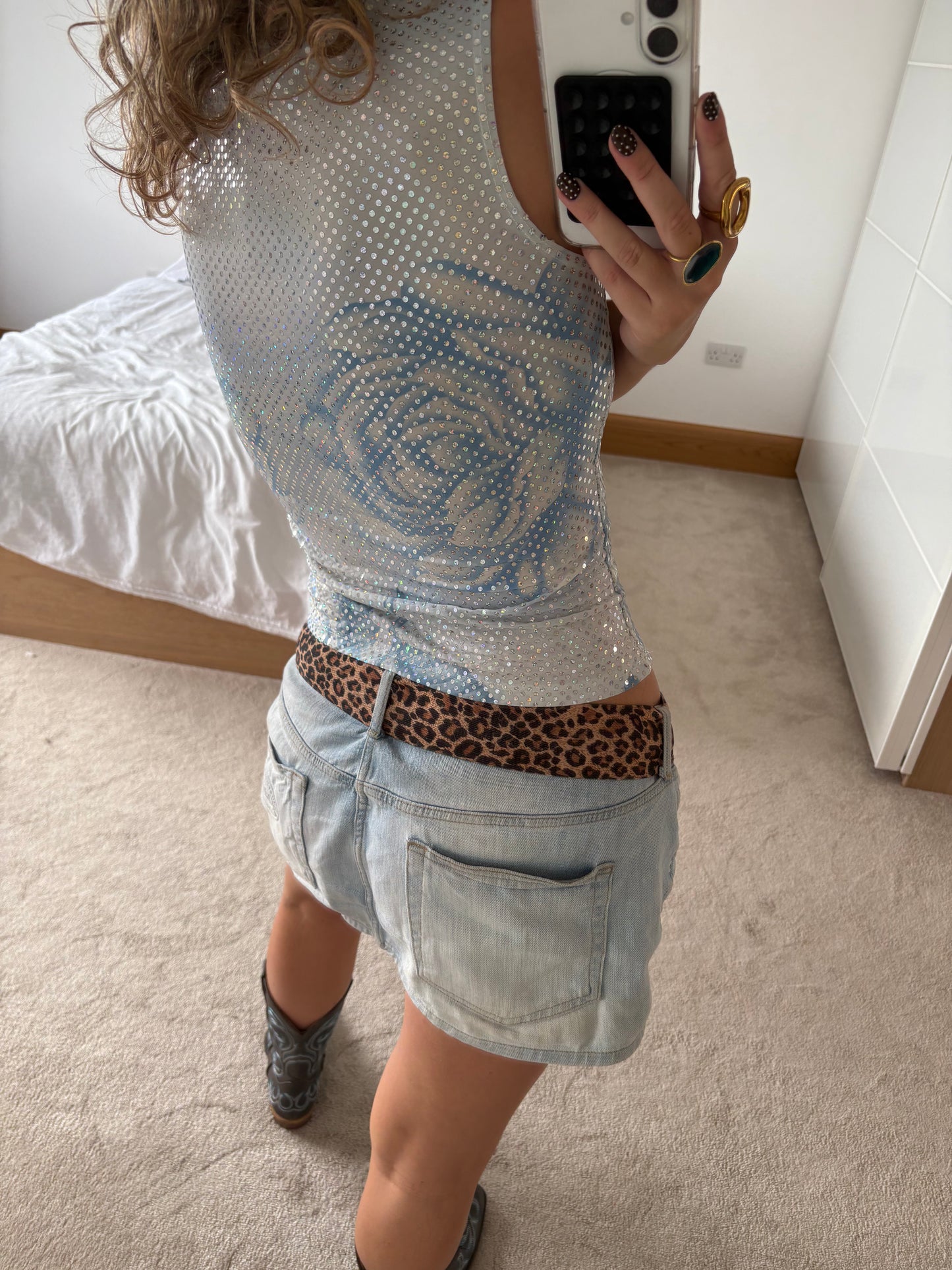glitter top