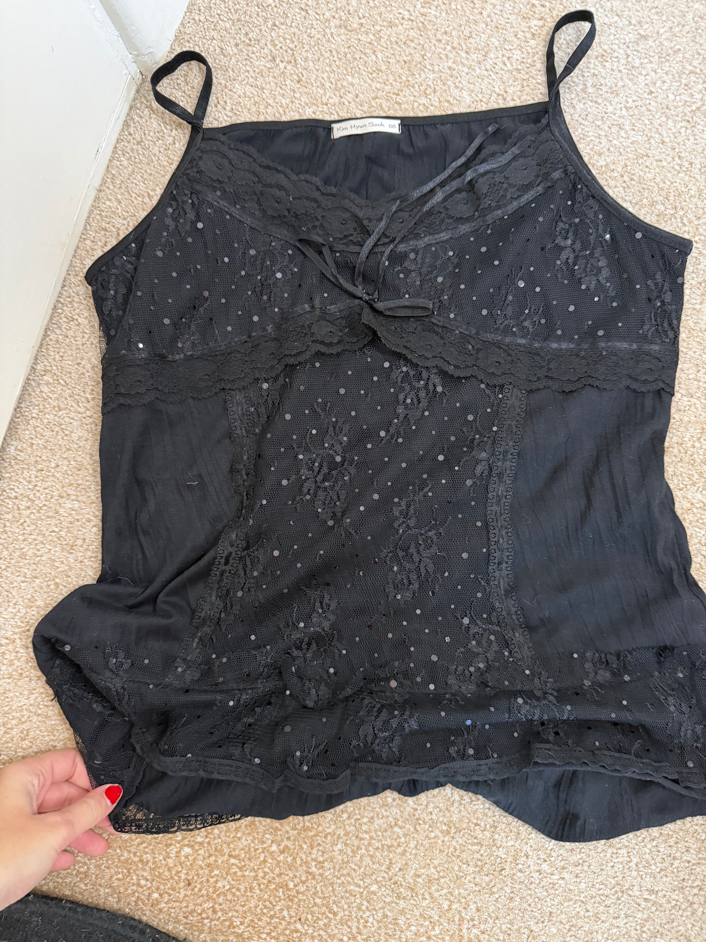 sequin cami