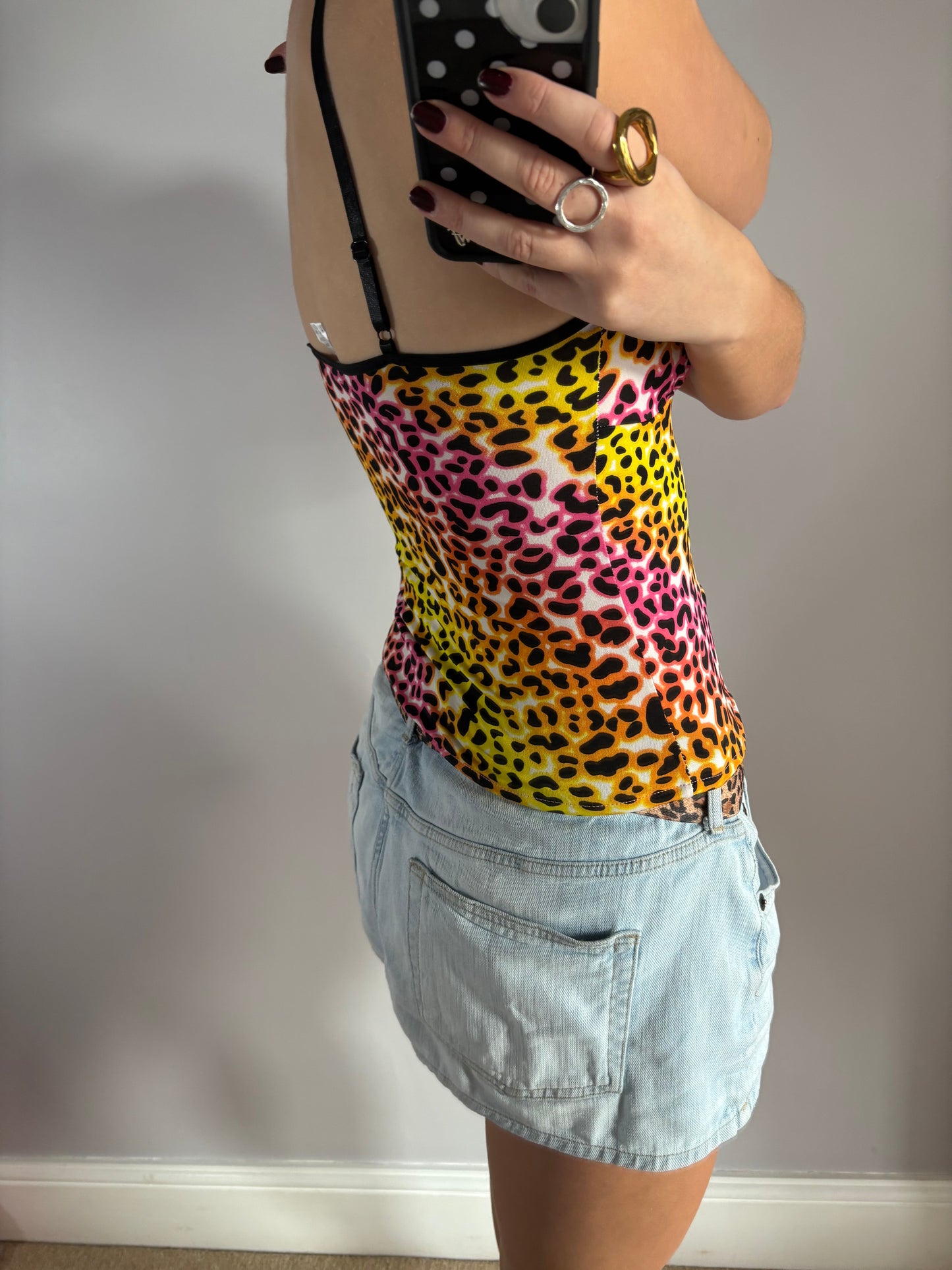 leopard cami