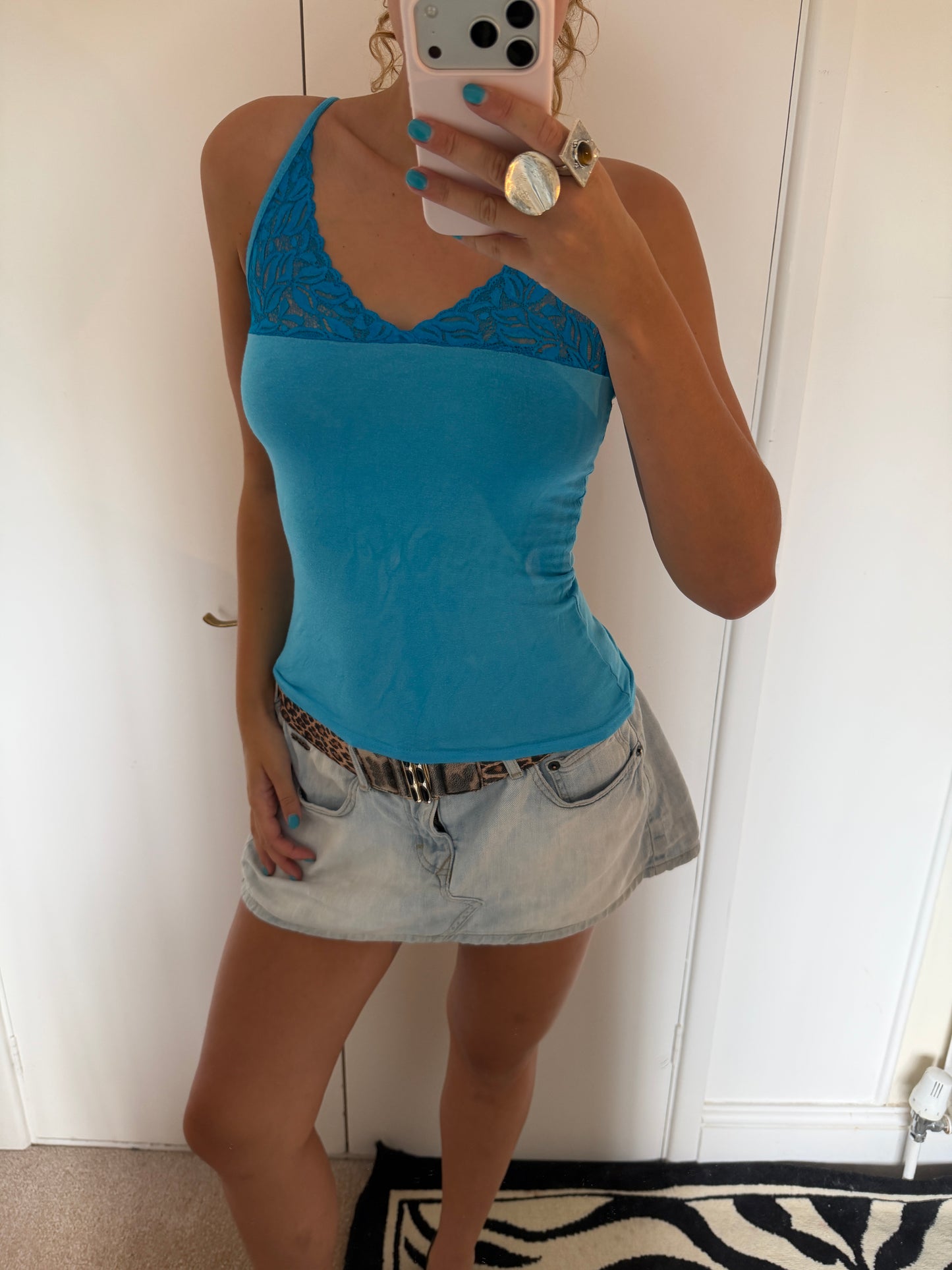 blue cami