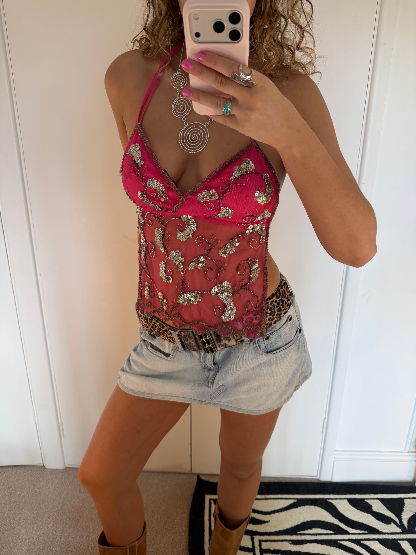 beaded cami