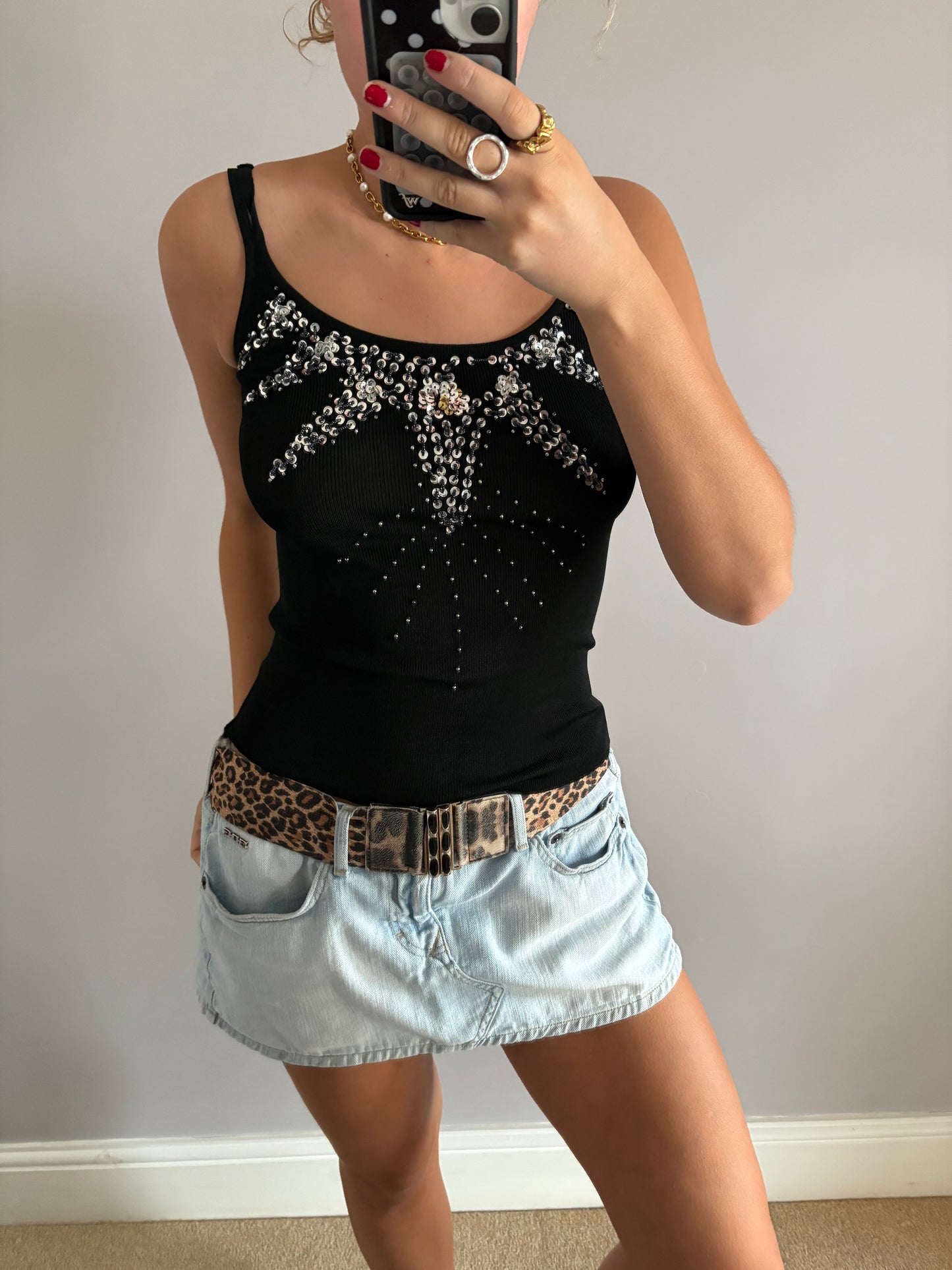 beaded cami