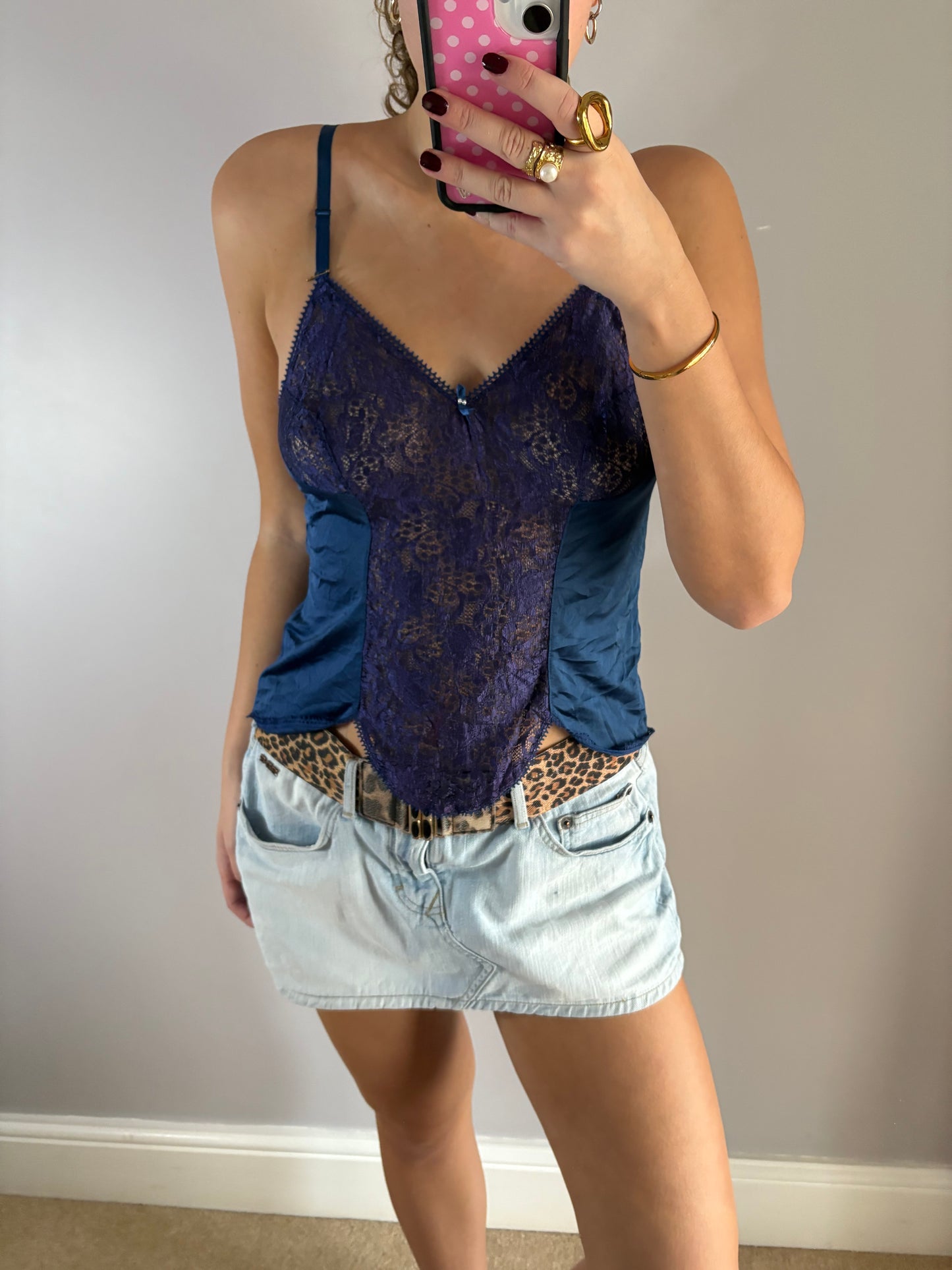 blue cami