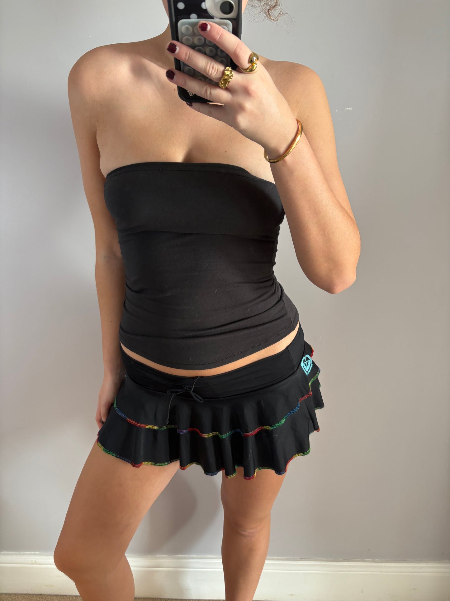 roxy mini skirt
