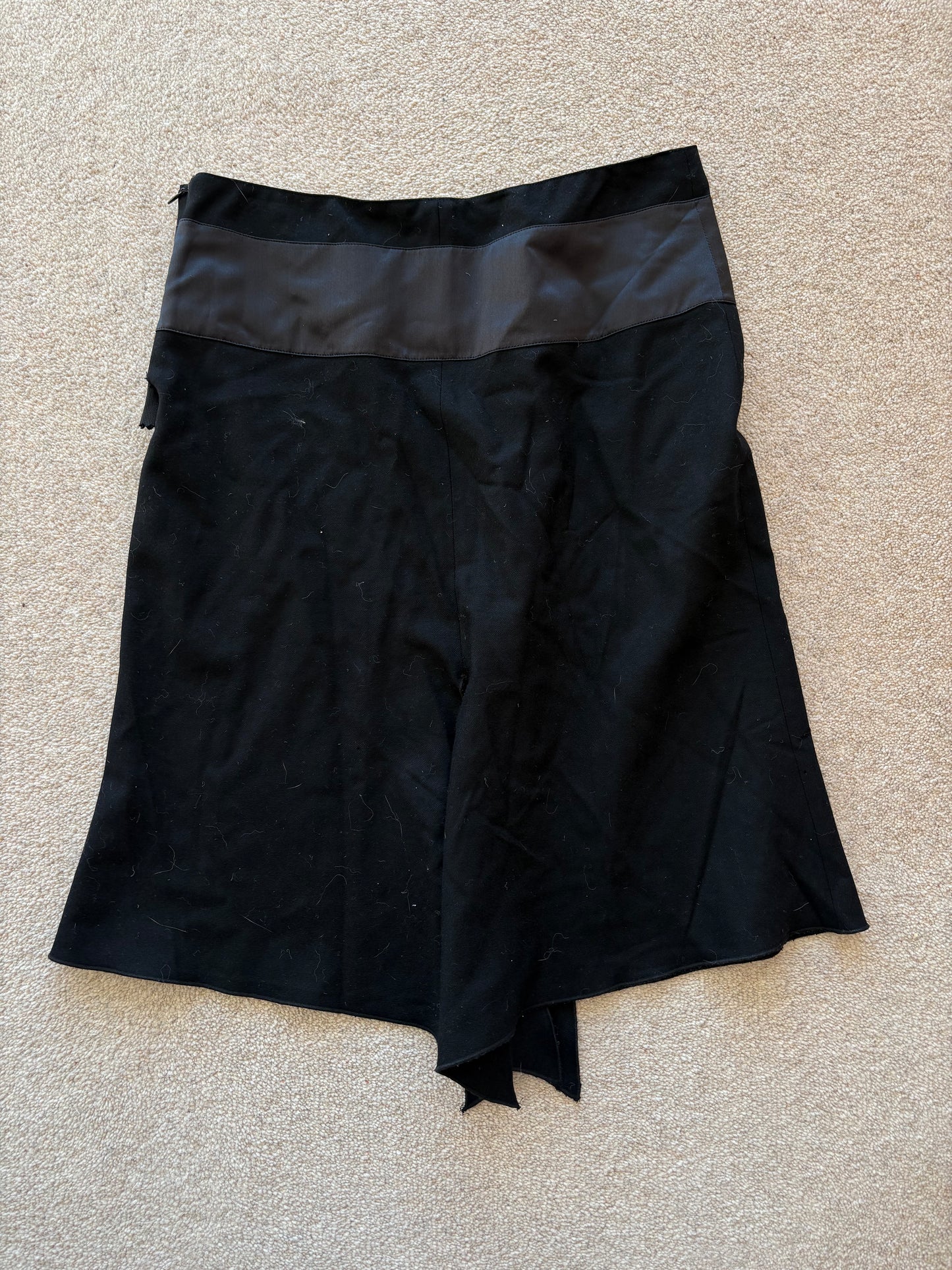 black midi skirt