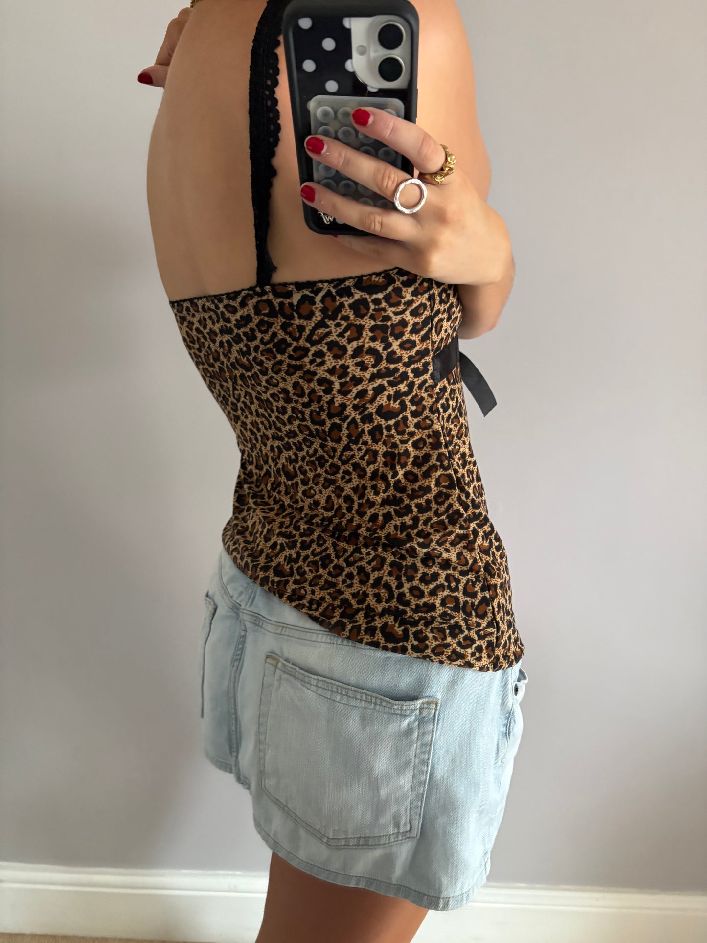 leopard cami