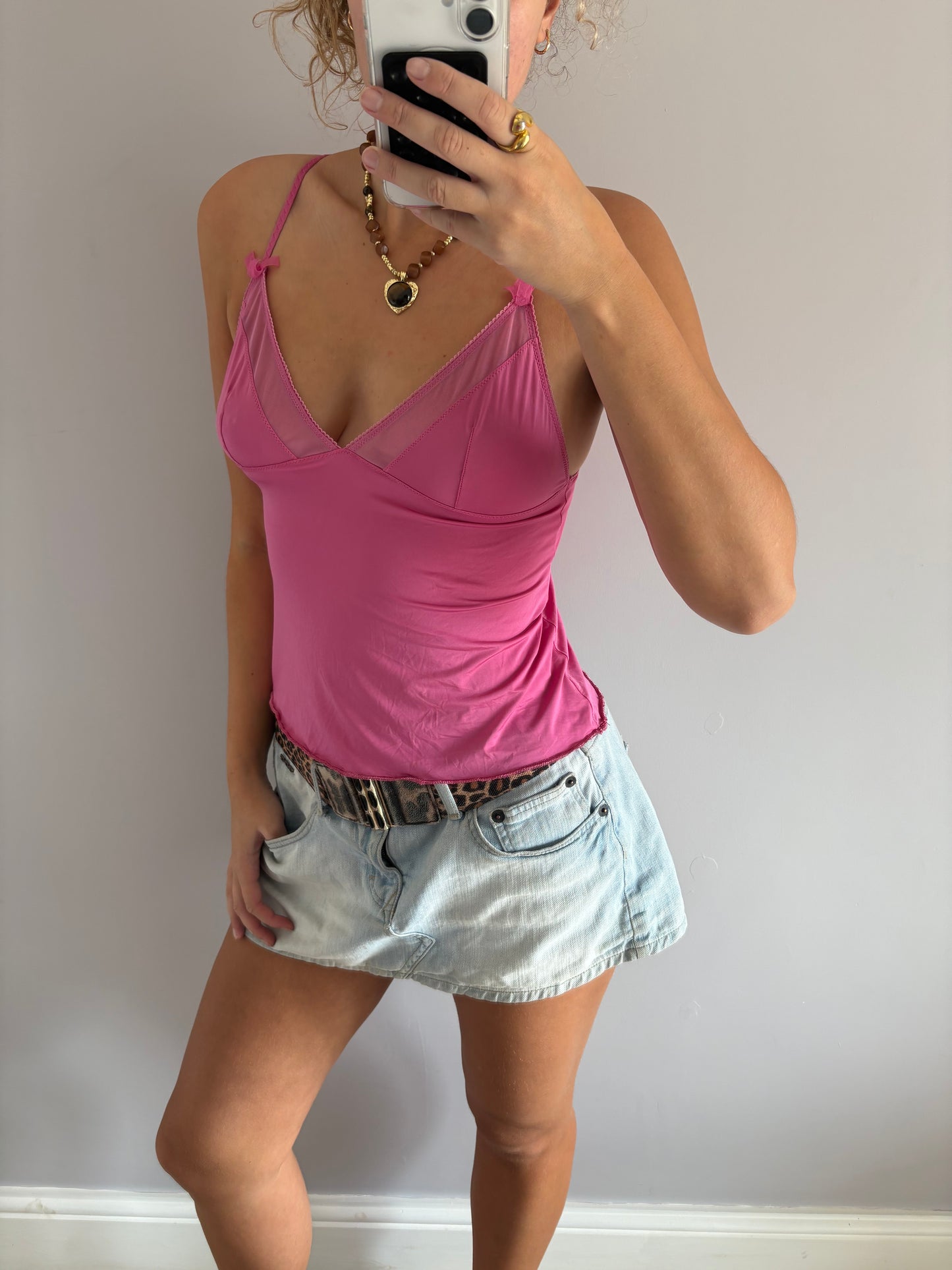 pink cami