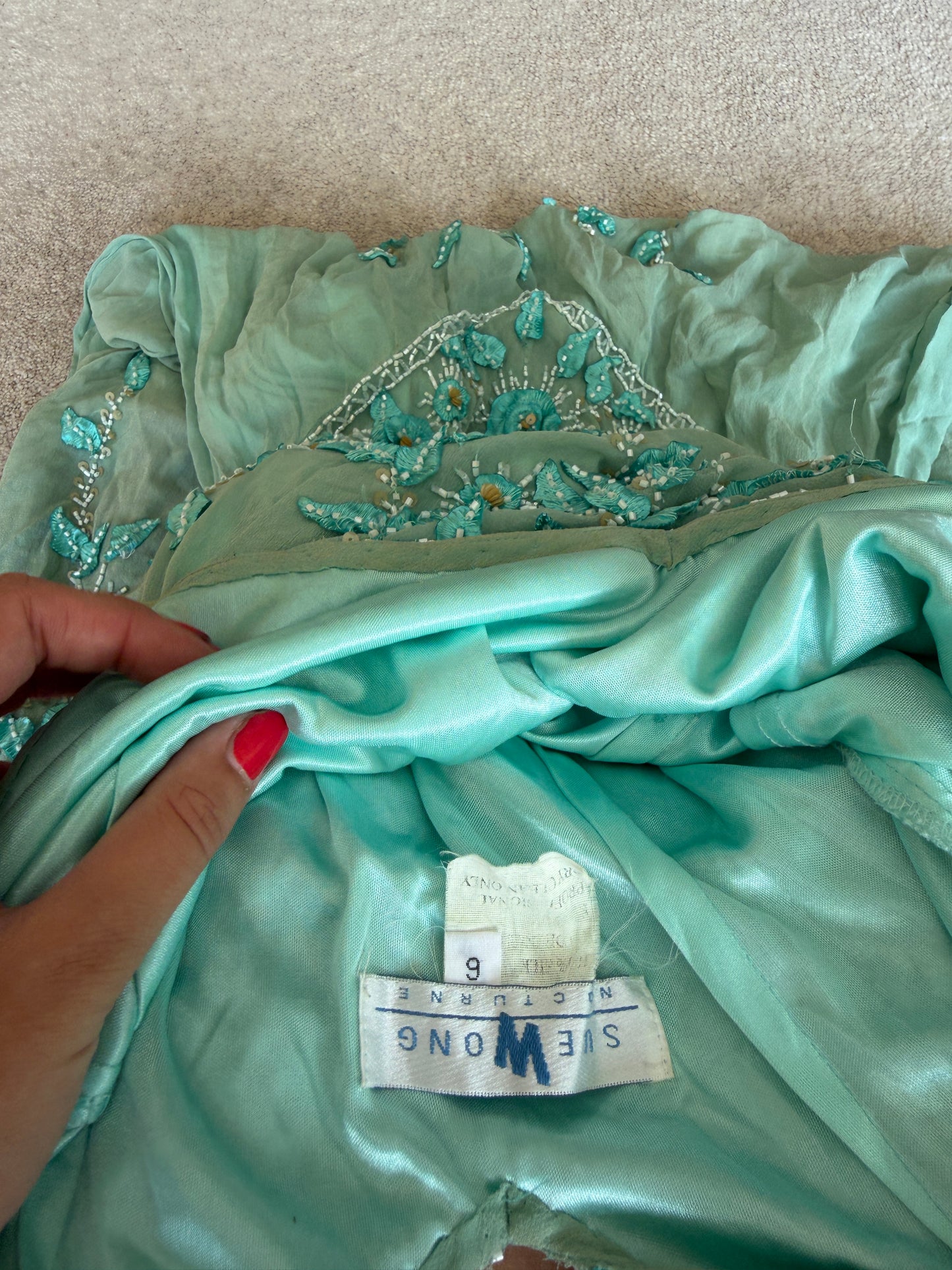 sue wong dress