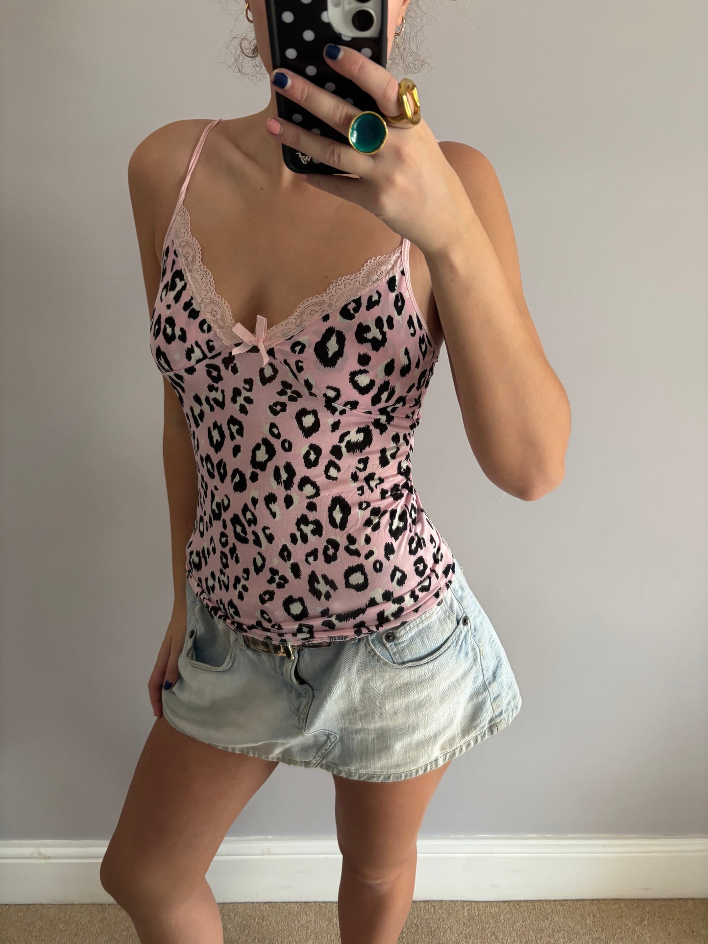 leopard cami