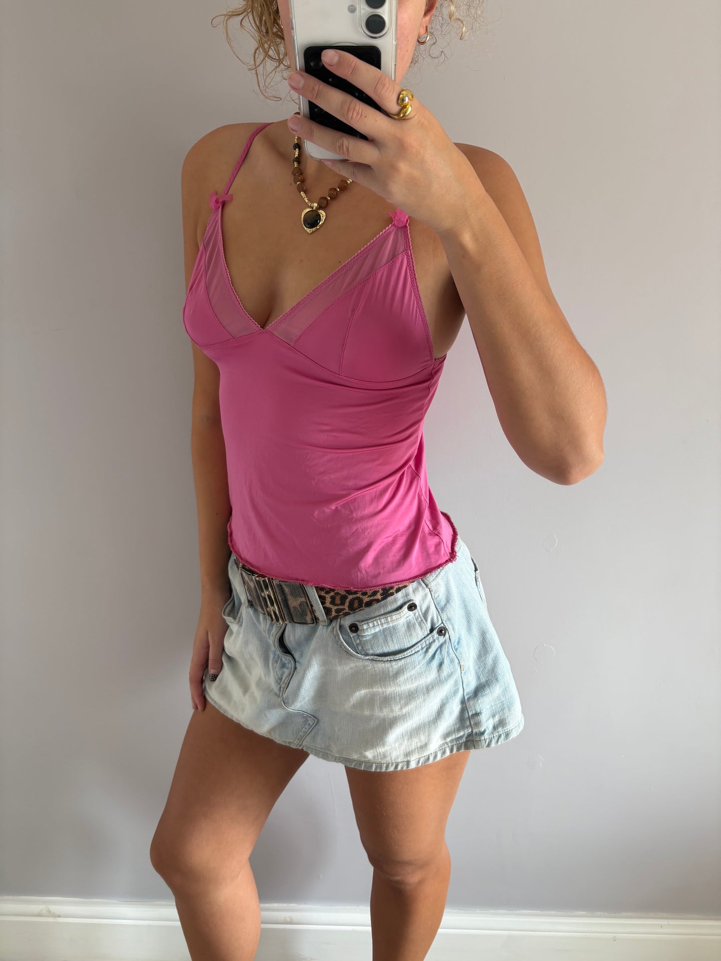 pink cami