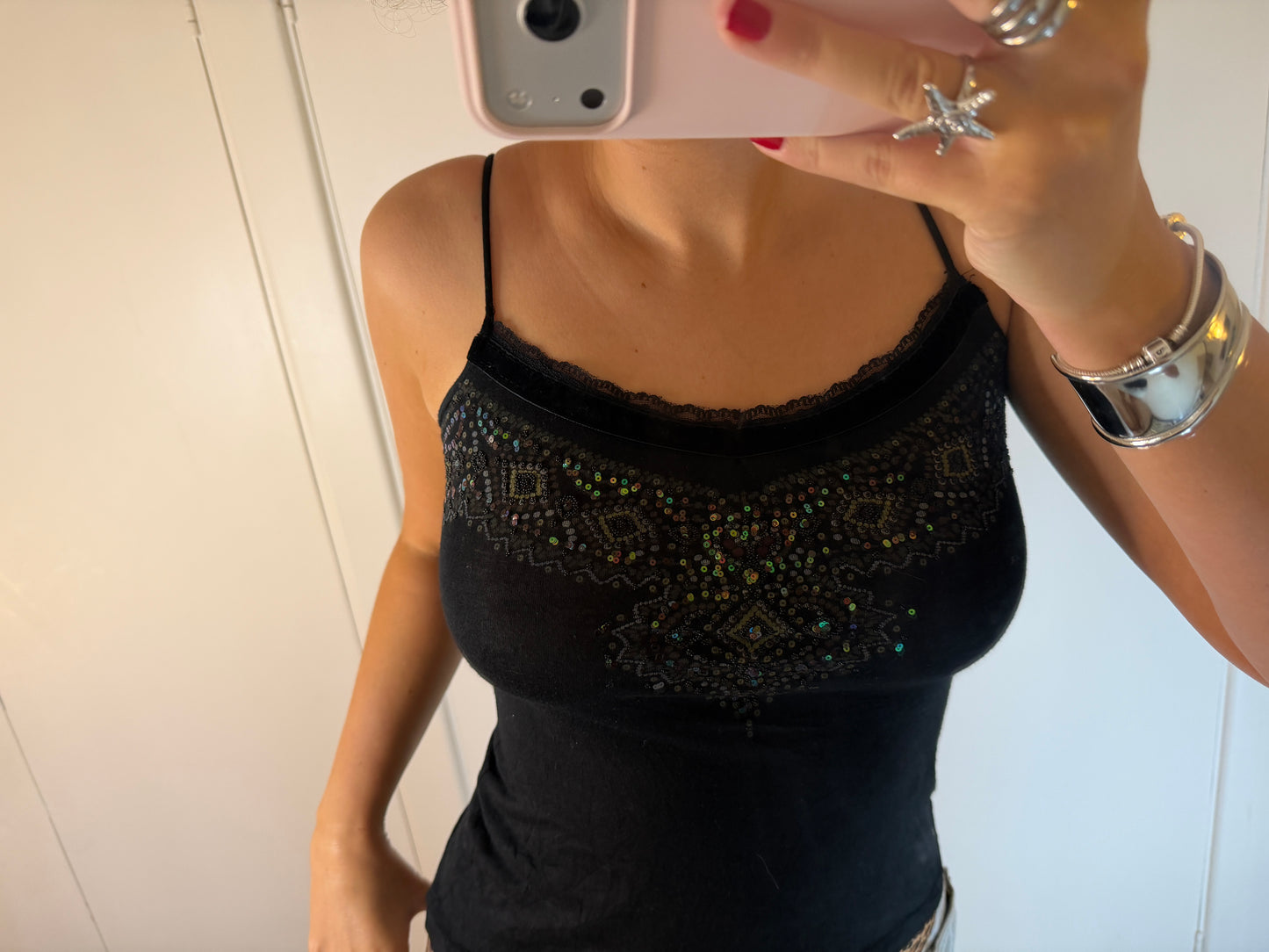 sequin cami