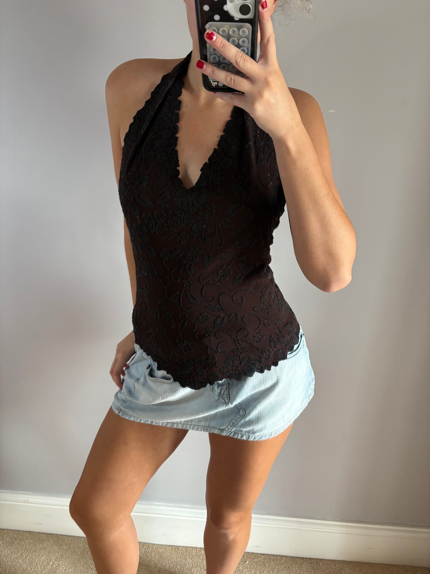 beaded cami