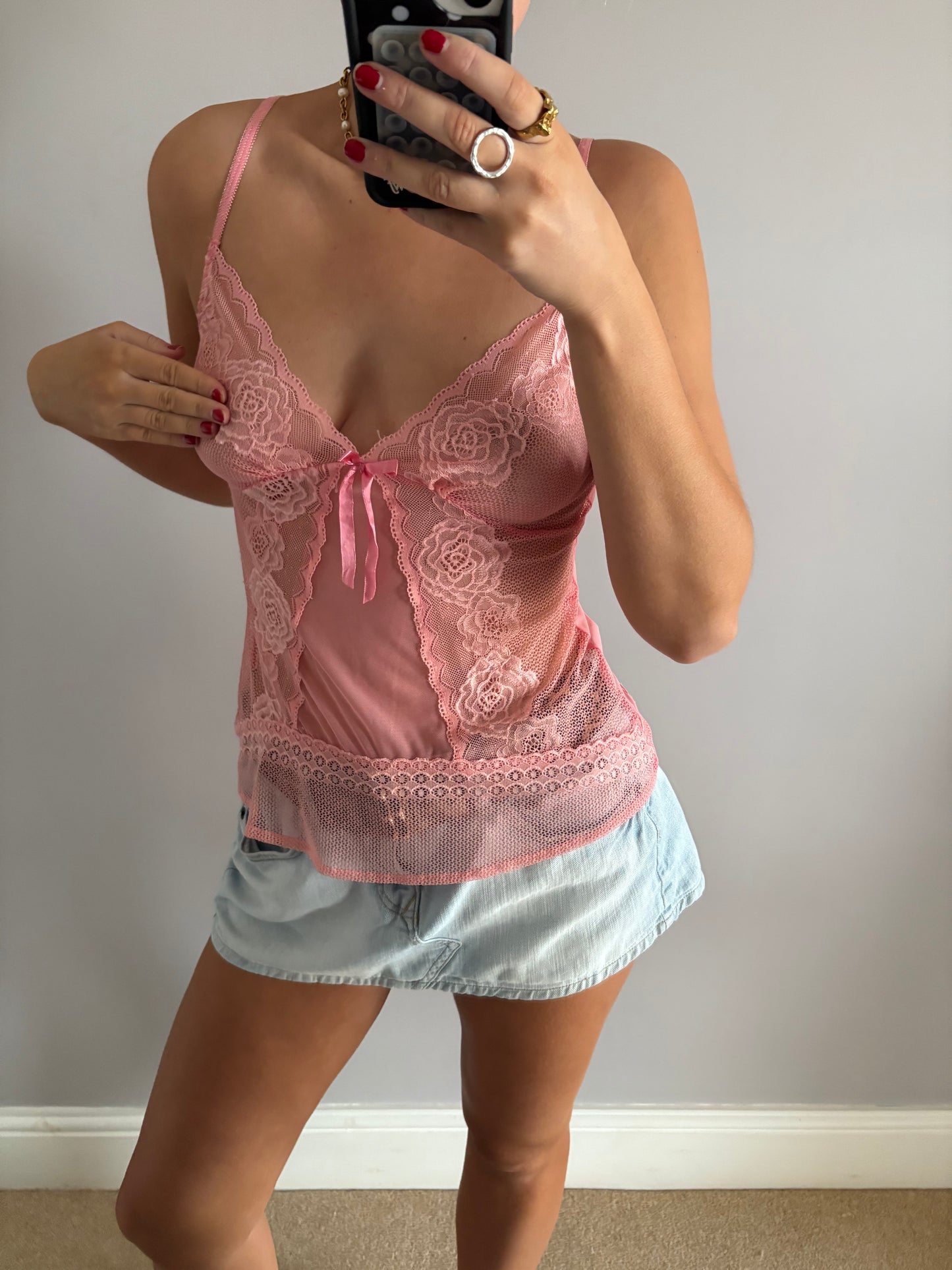 pink cami