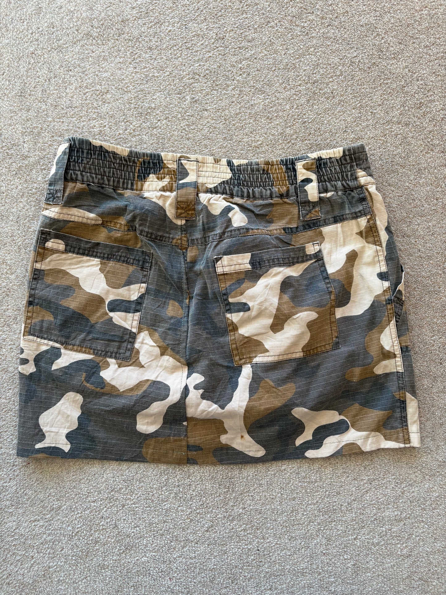 cargo mini skirt