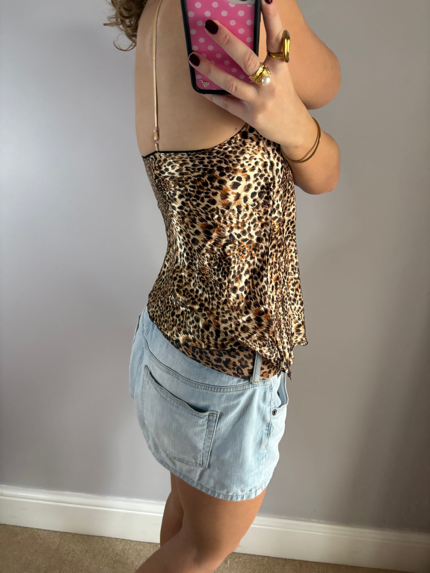 leopard cami