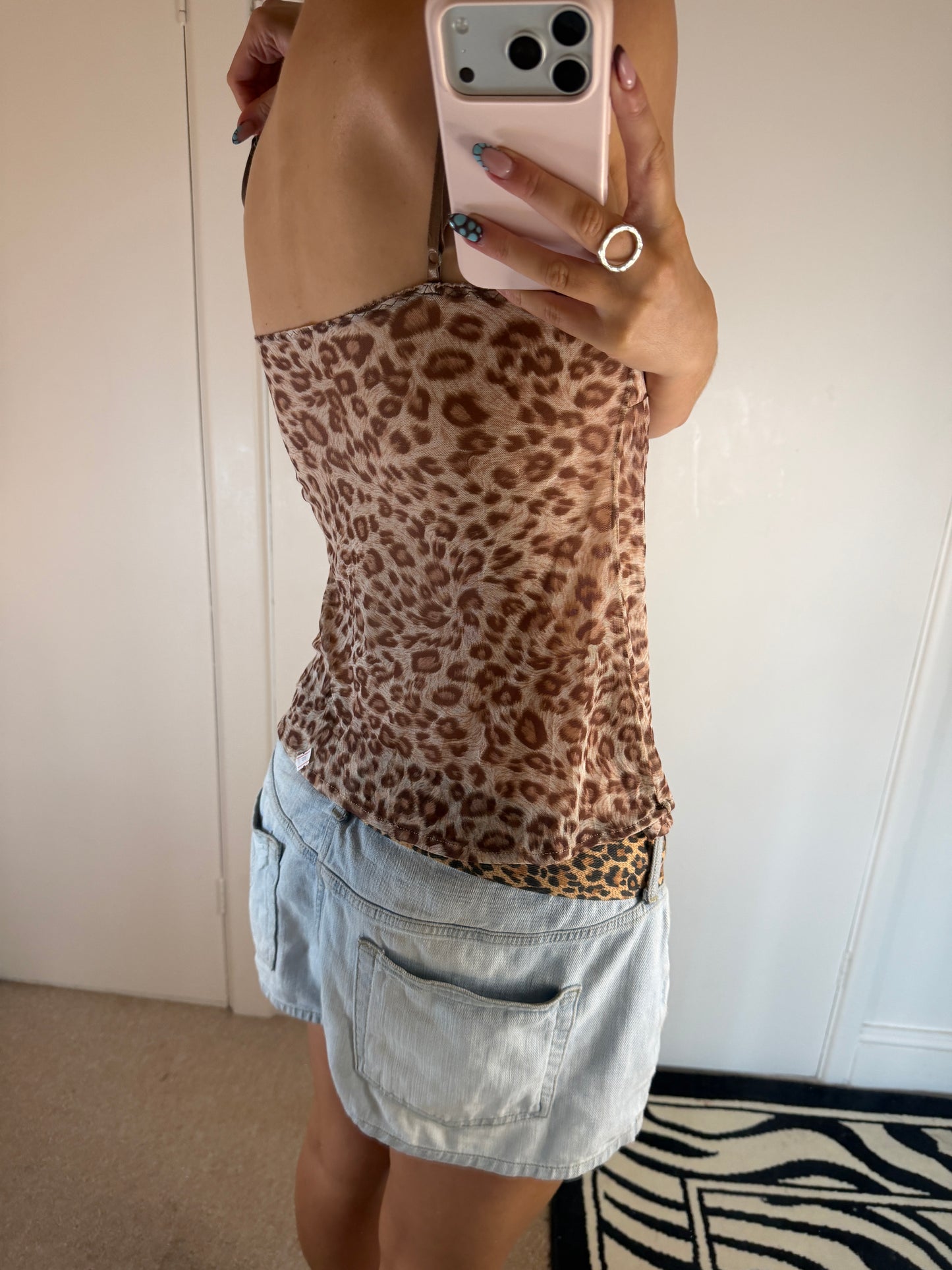 leopard cami