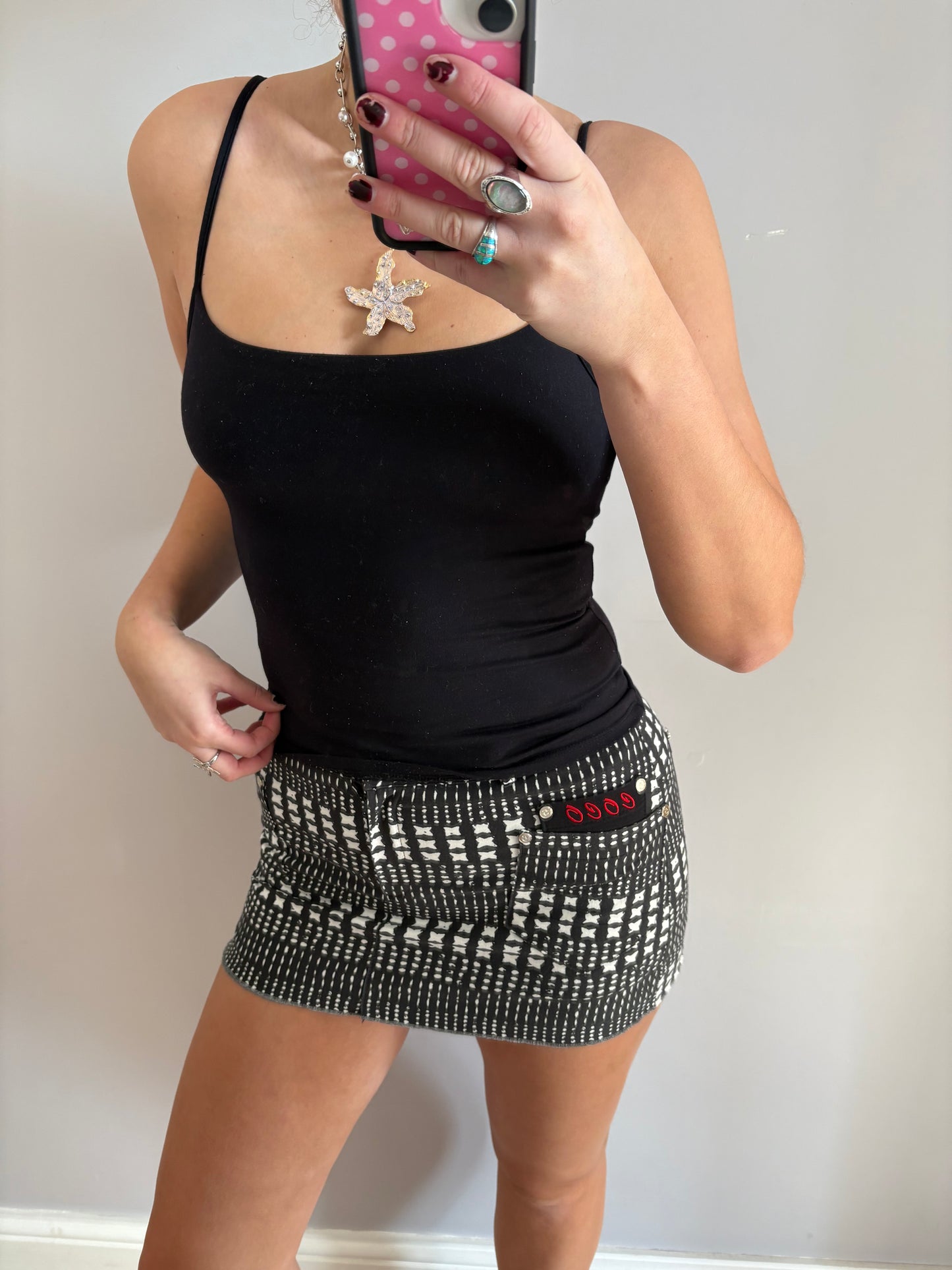 y2k mini skirt