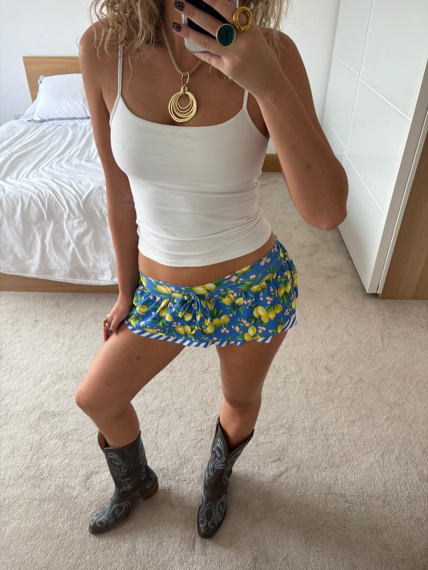 summer mini skirt