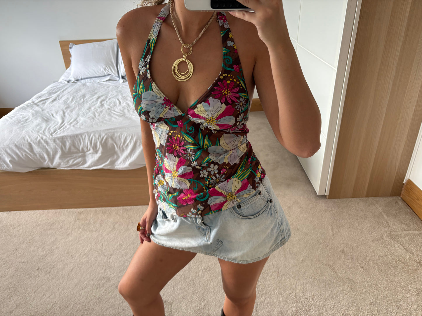 halterneck cami