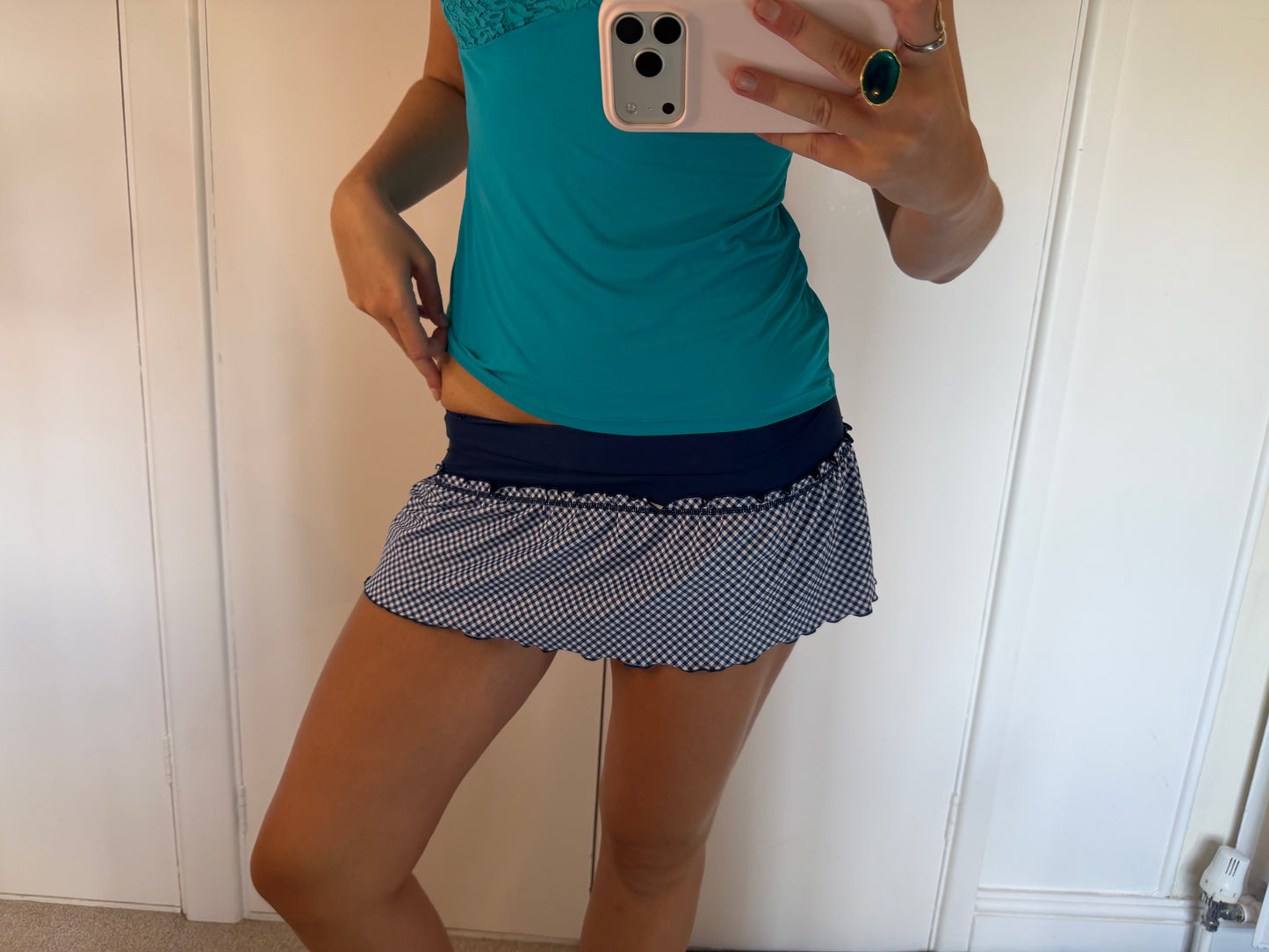 y2k mini skirt