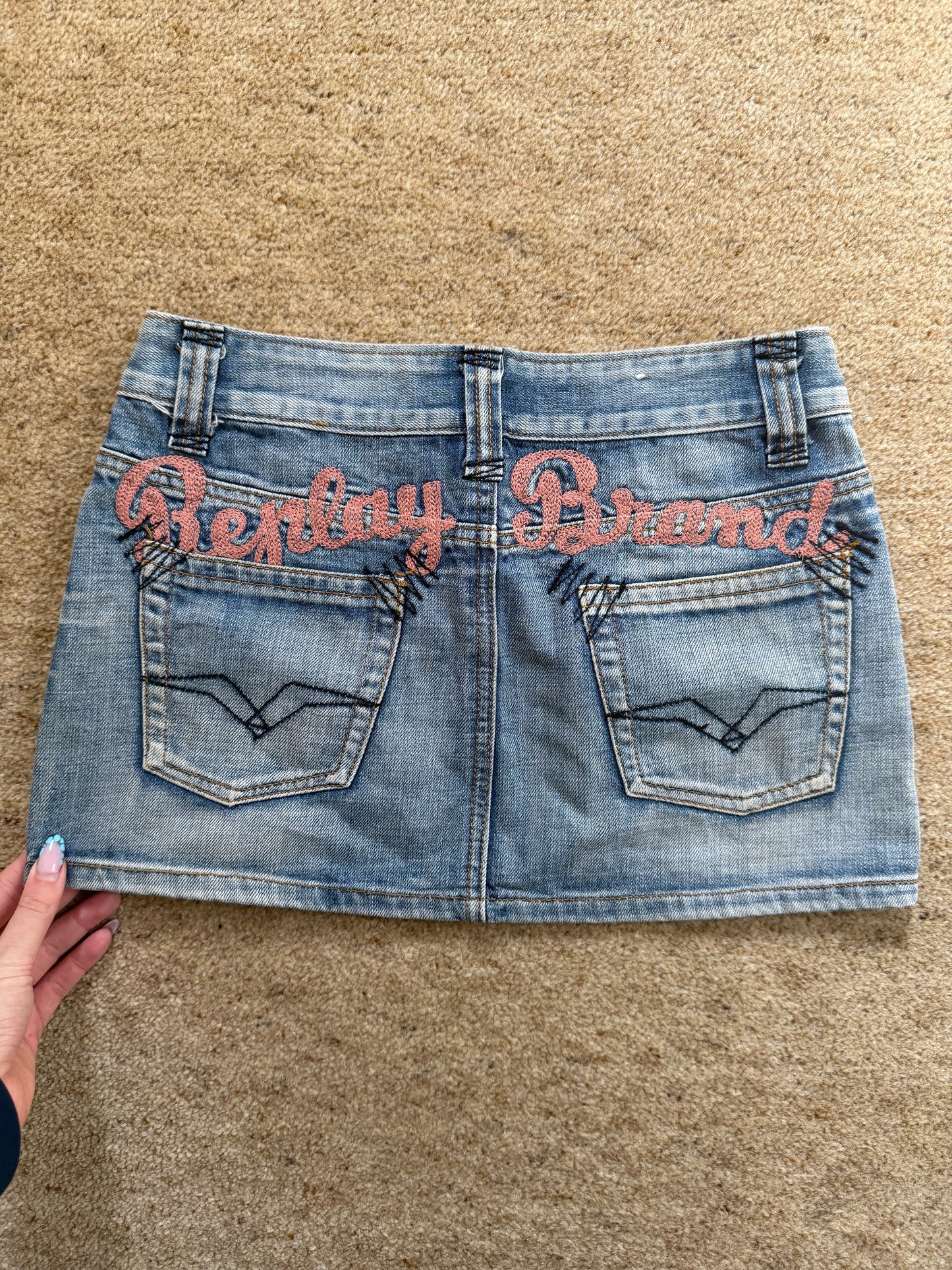 replay mini skirt