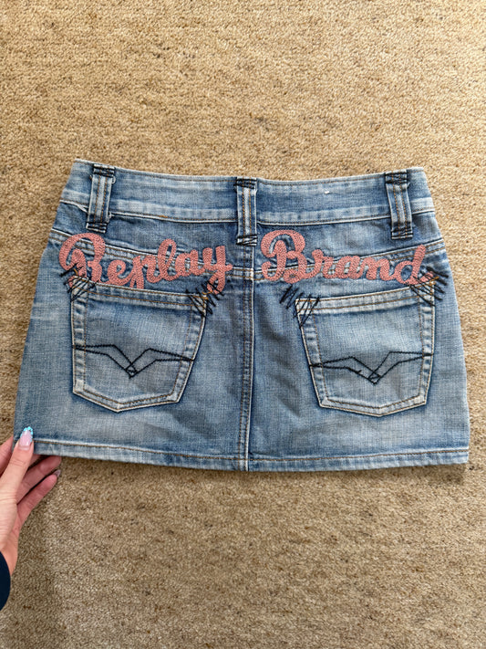 replay mini skirt