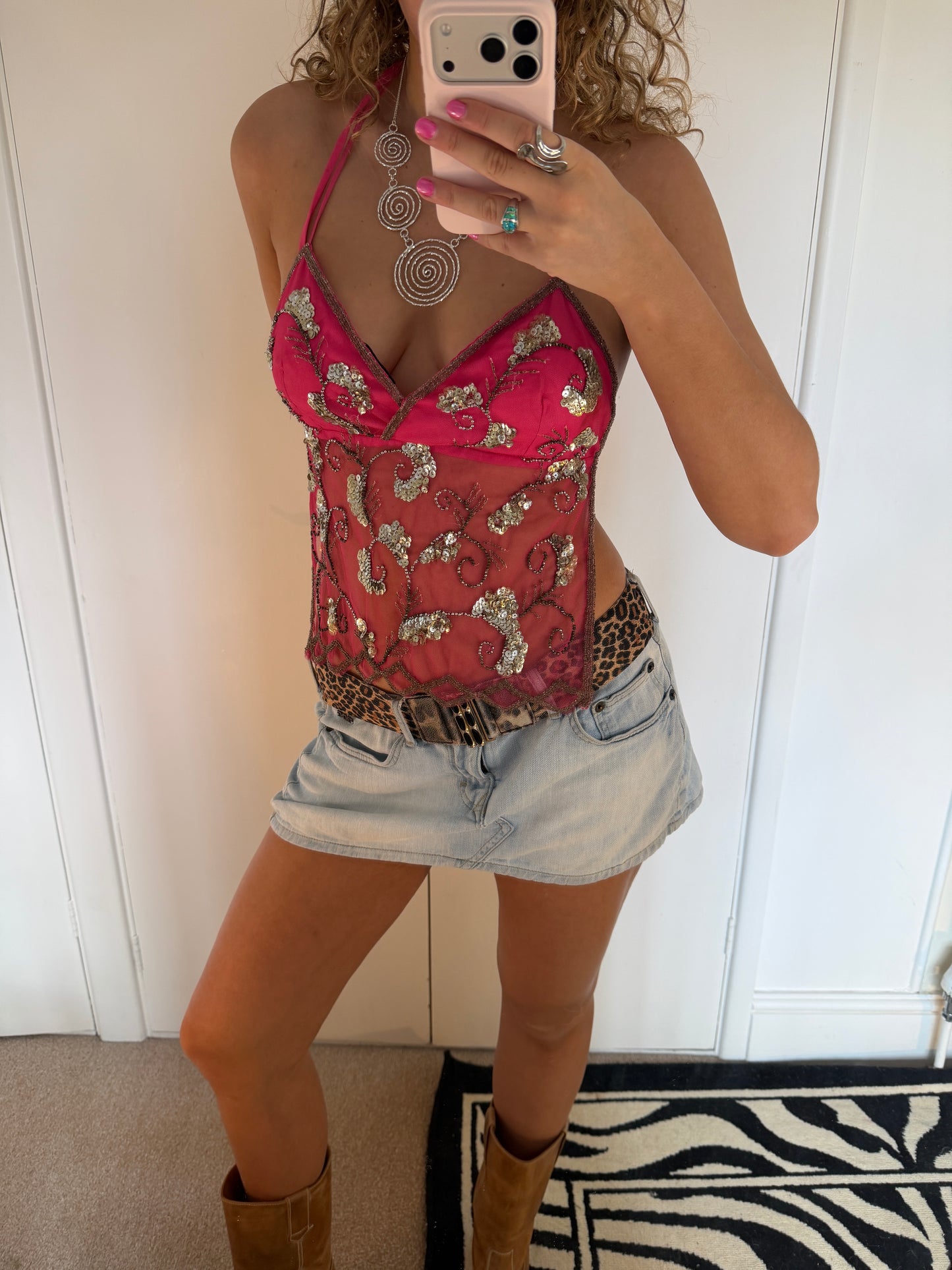 beaded cami