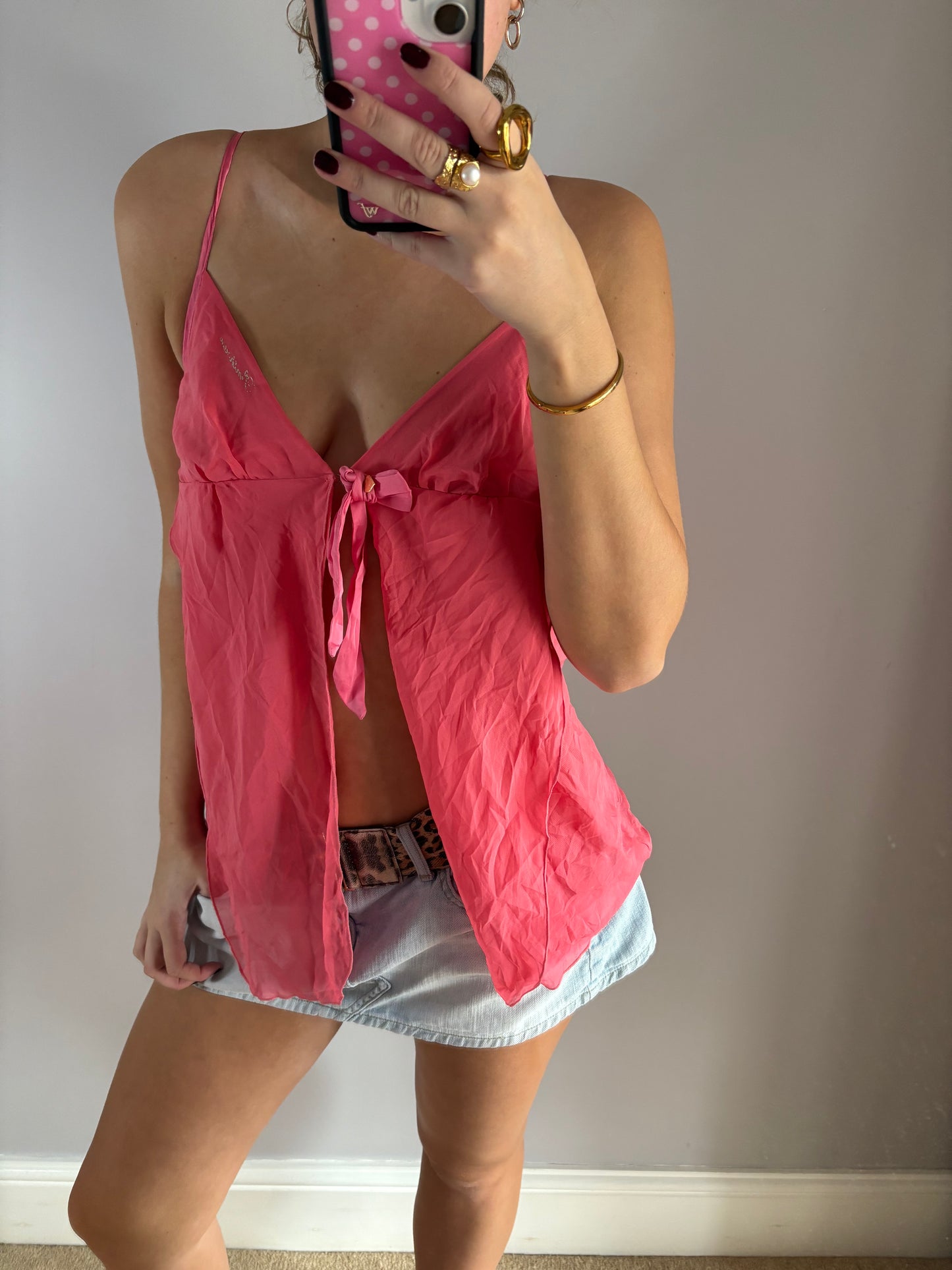 pink cami