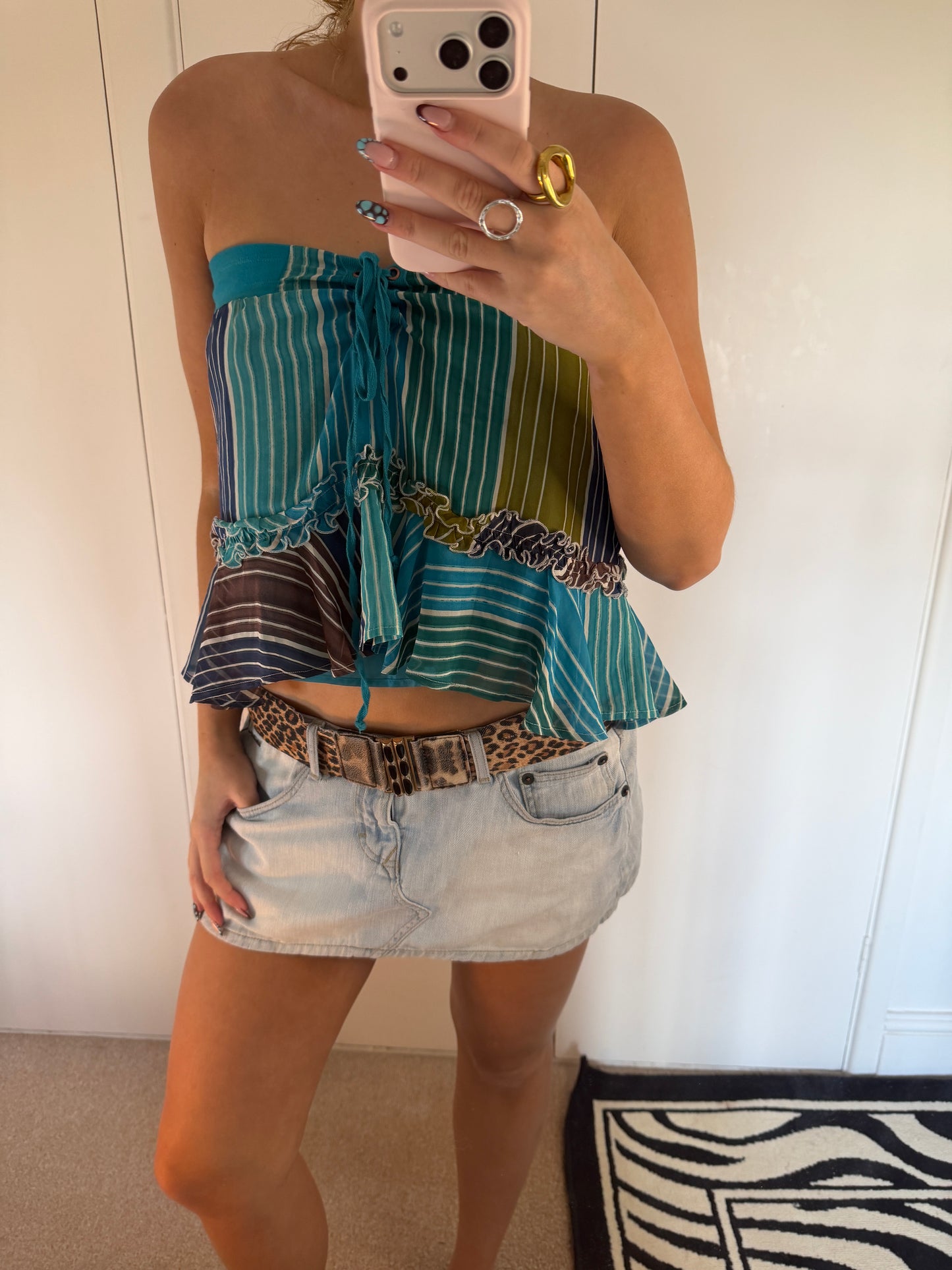guess skirt/ top