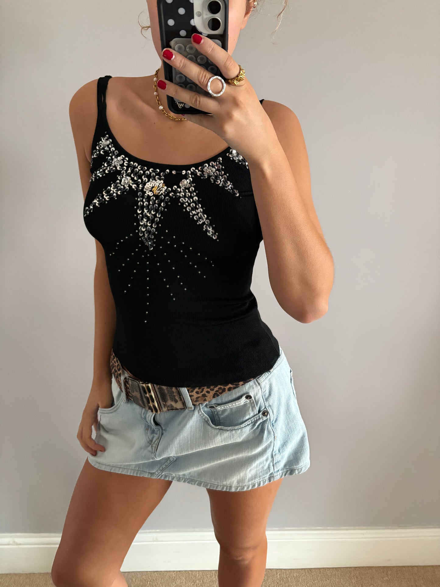 beaded cami