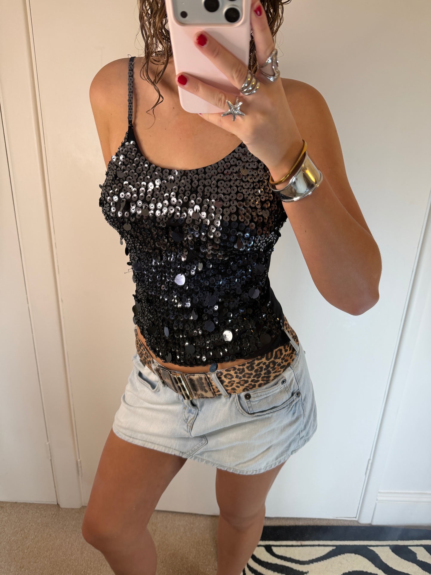 sequin cami