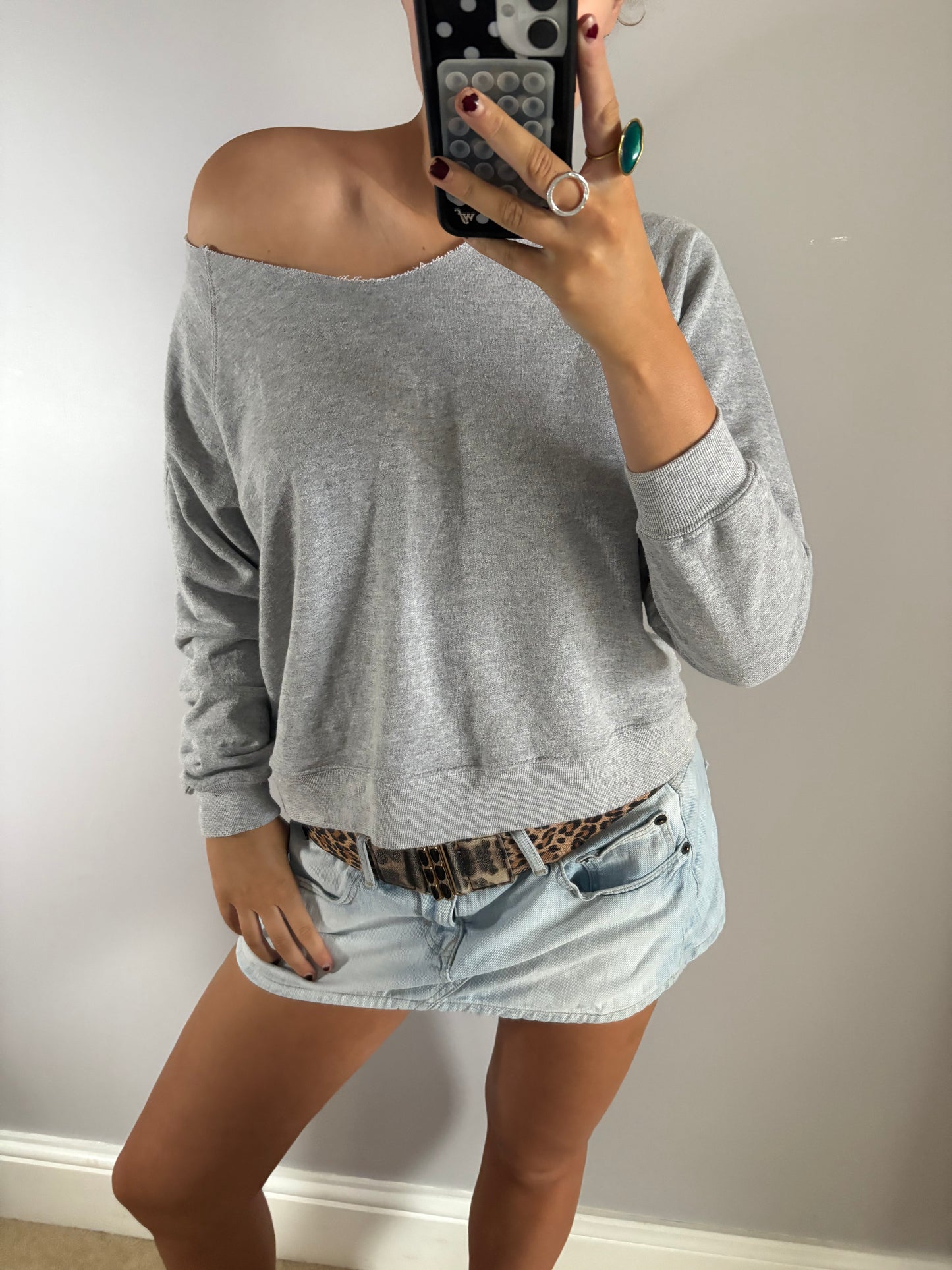 off shoulder jumper