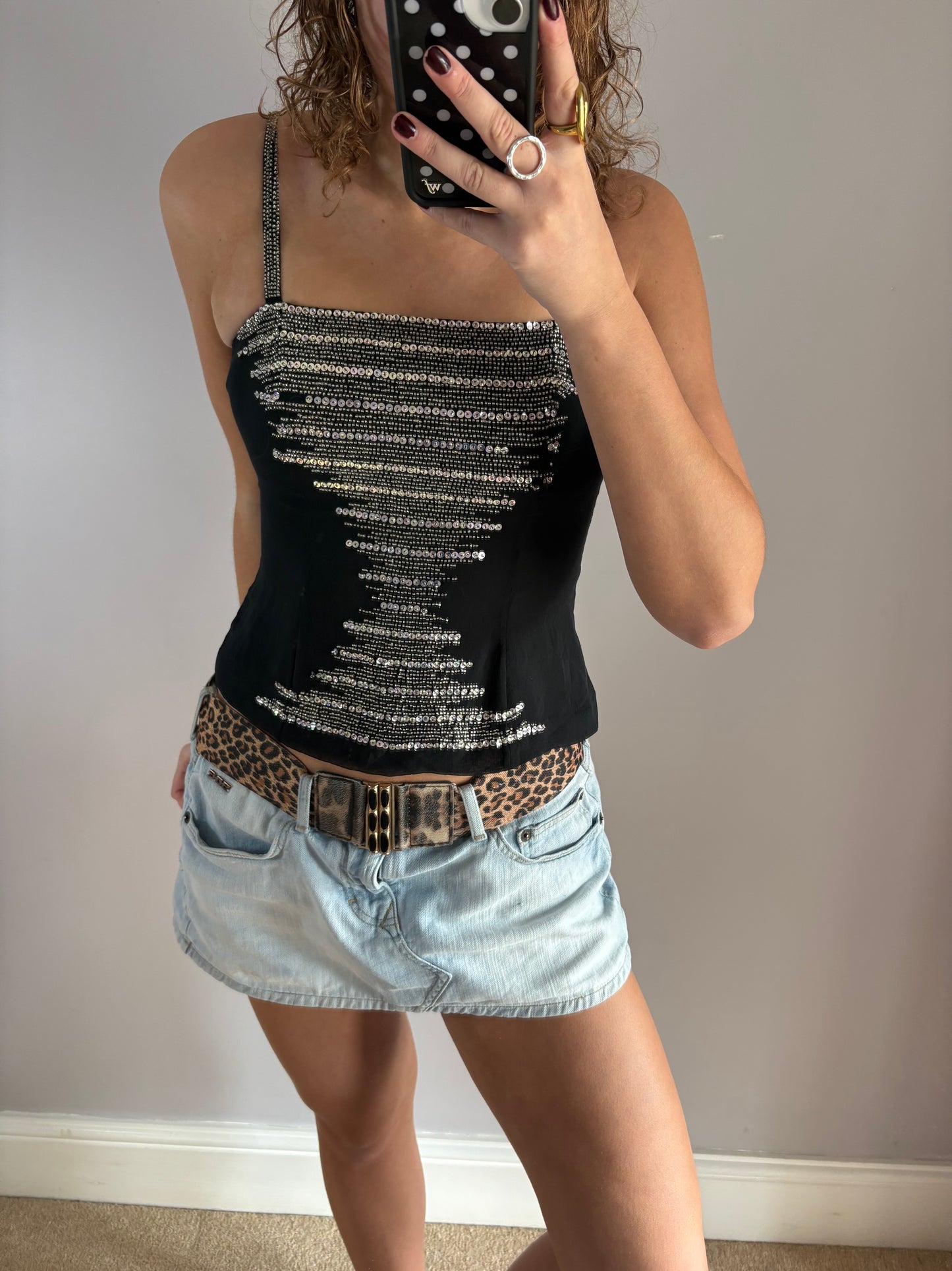 sequin cami