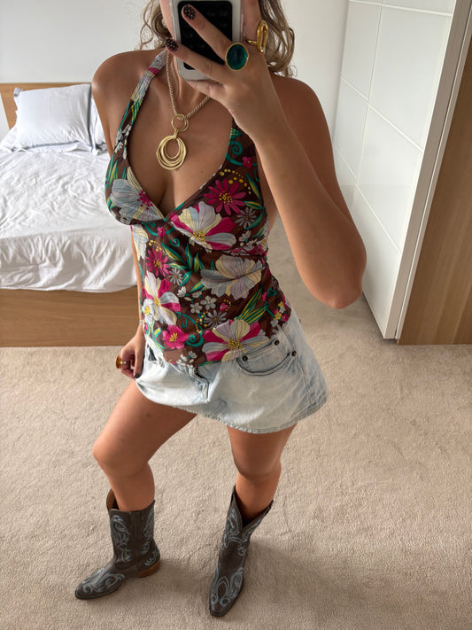 halterneck cami