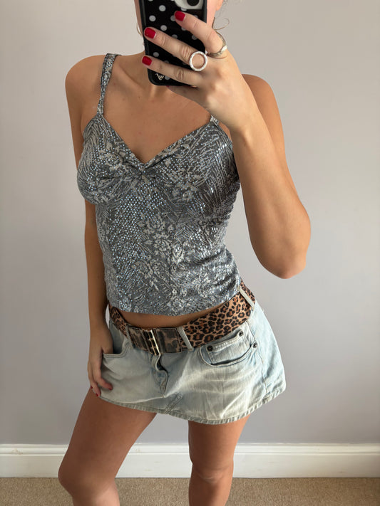 sequin cami