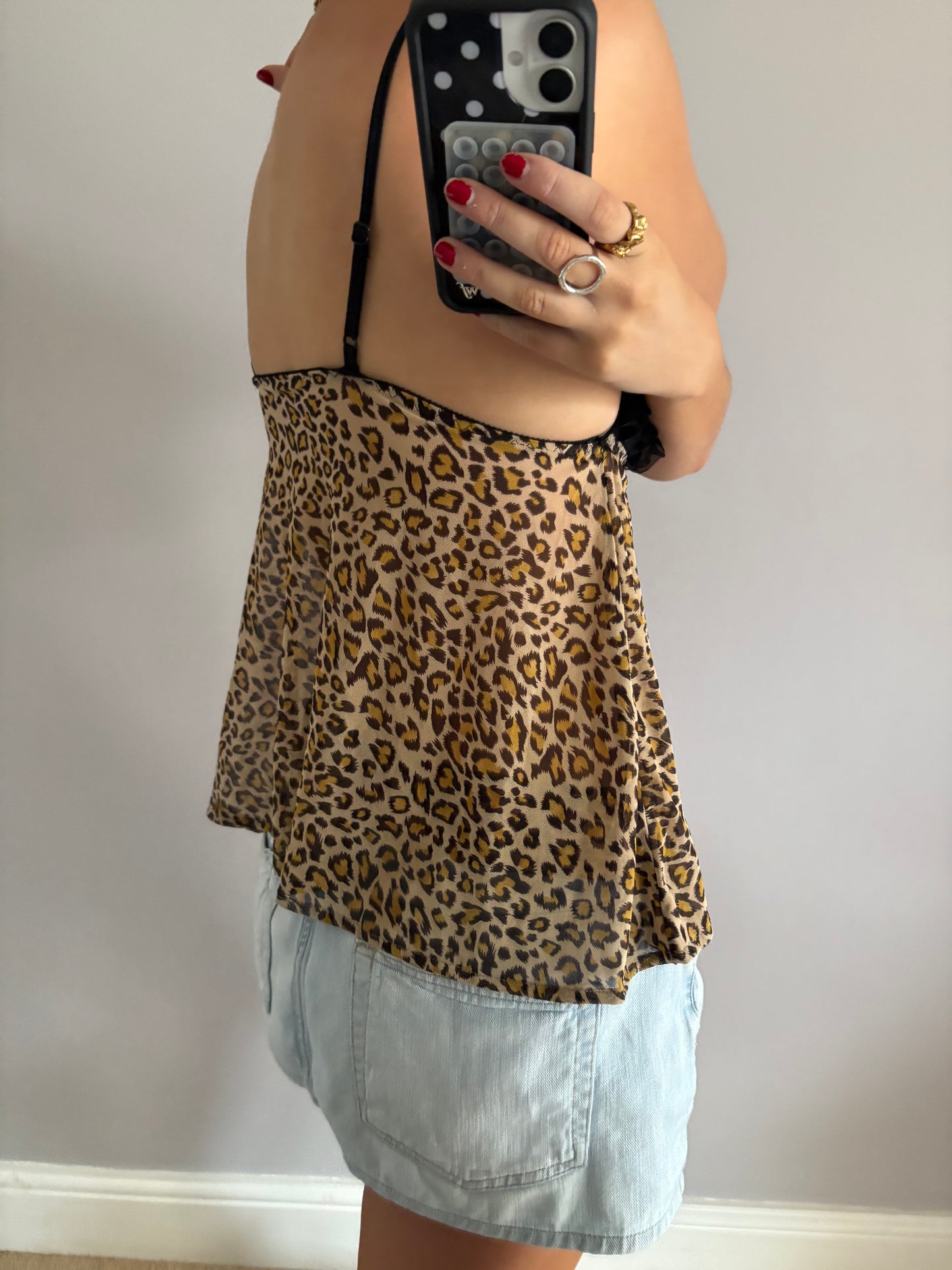 leopard cami