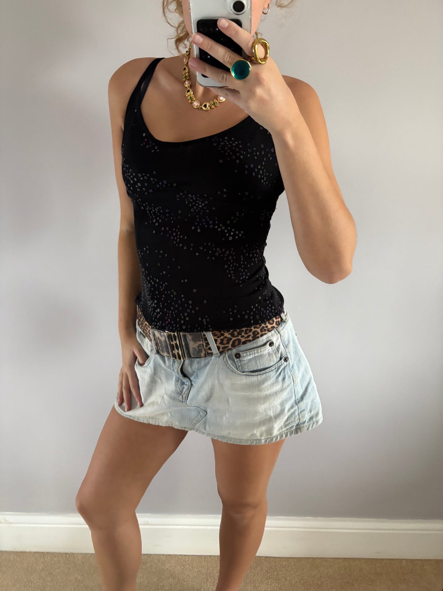 sequin cami top