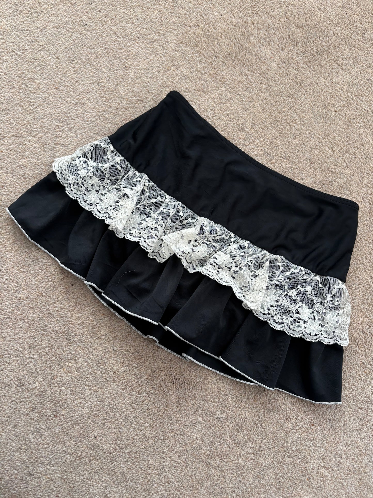 coquette mini skirt