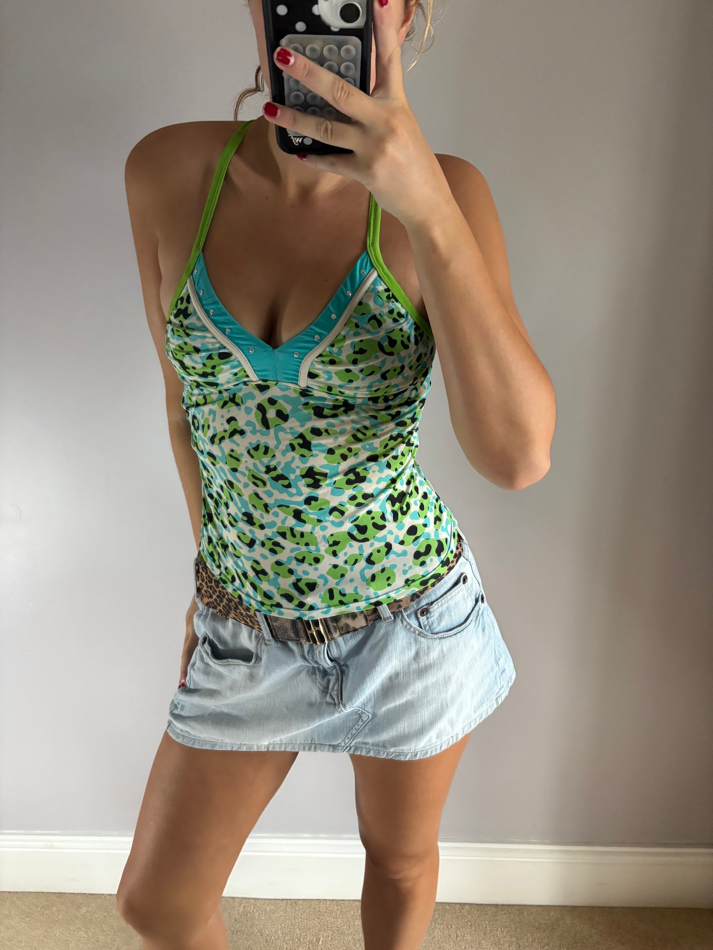 leopard cami