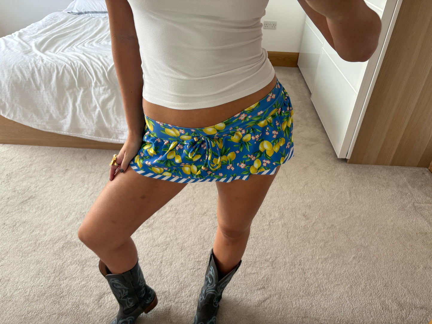 summer mini skirt
