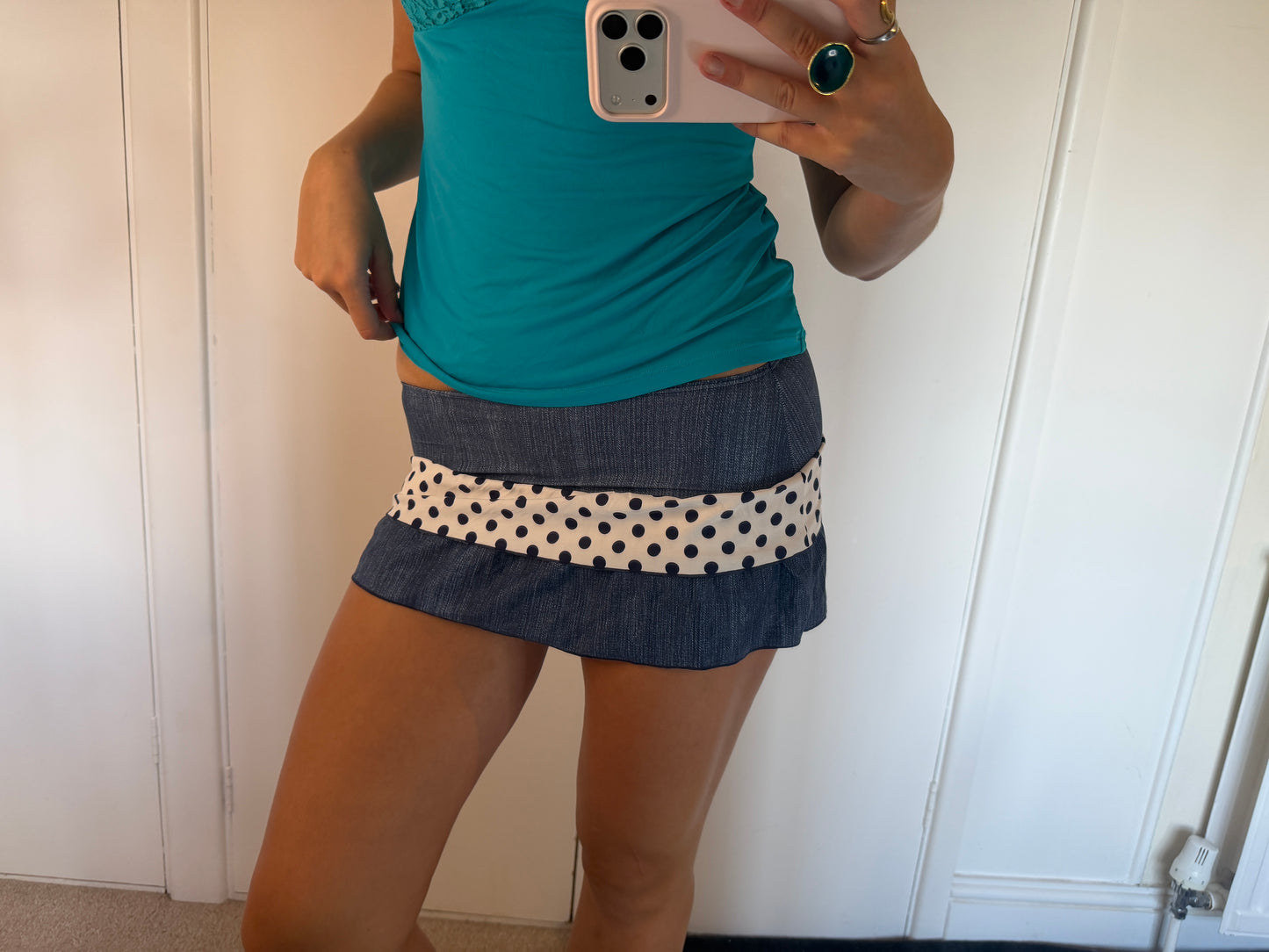 y2k mini skirt