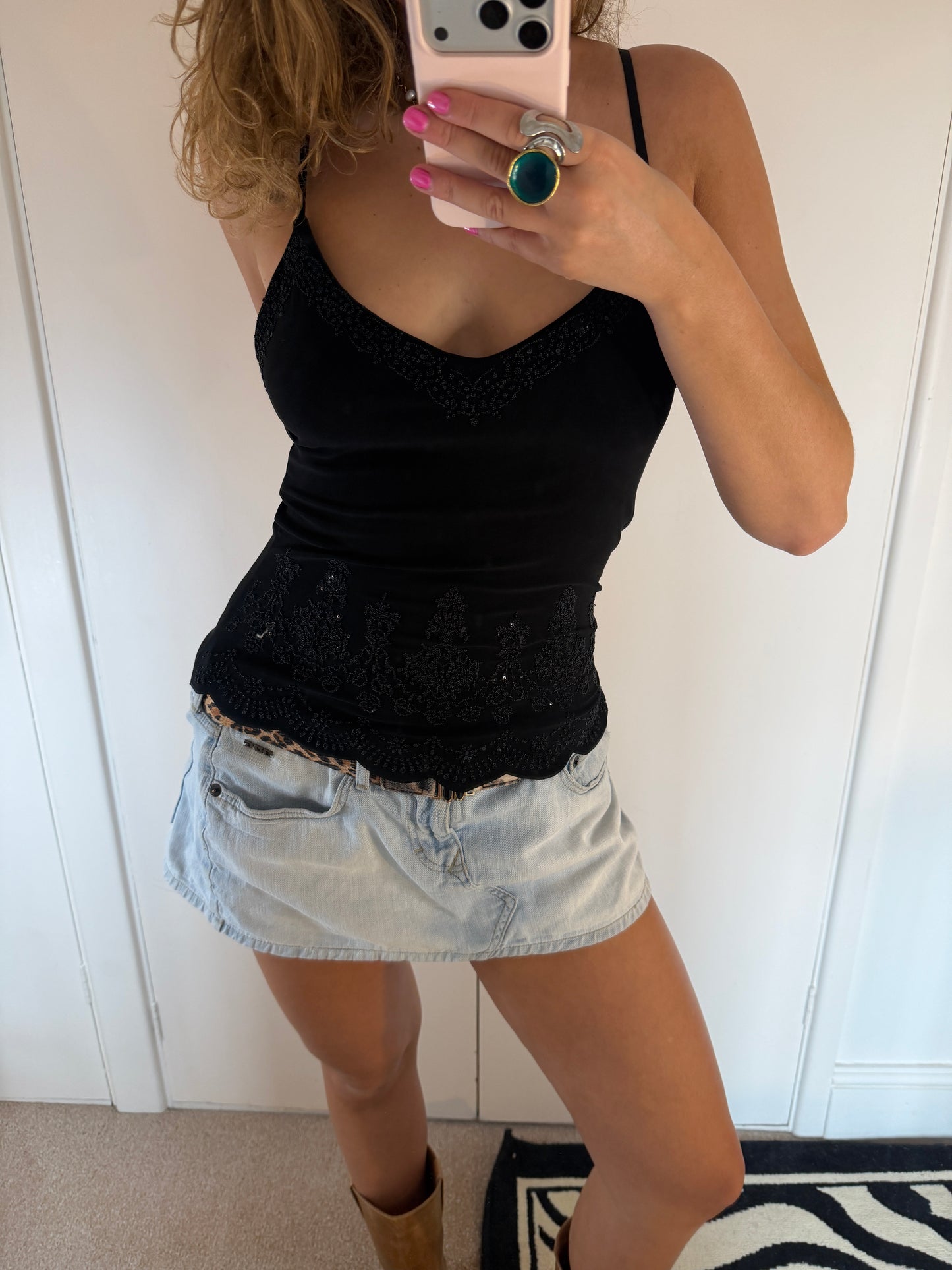 beaded cami
